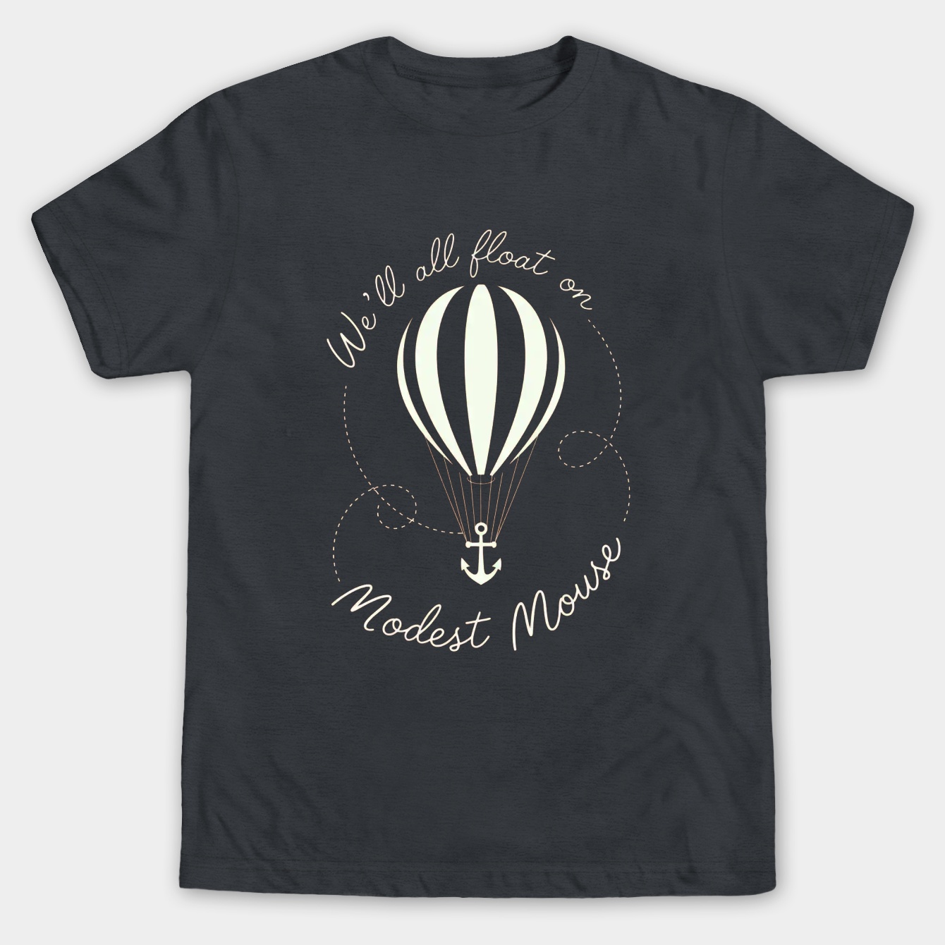 Modest Mouse Float on With Balloon Men's Big & Tall T-shirt