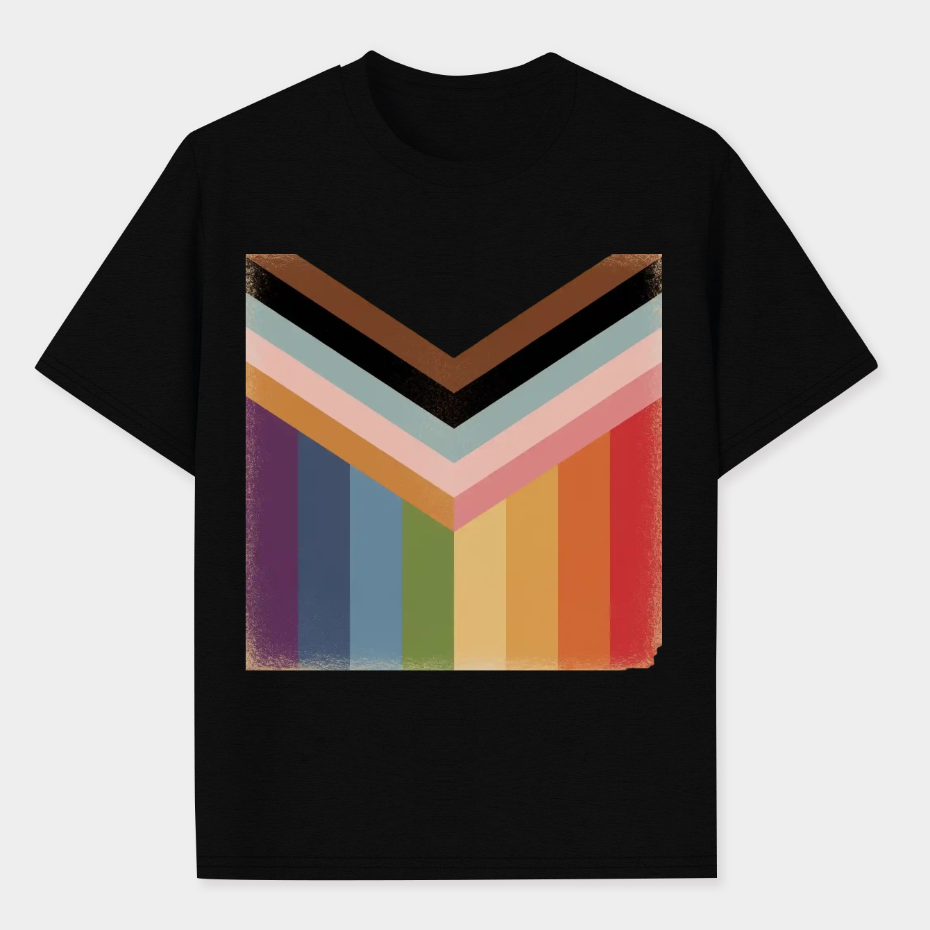 Modern Pride Flag Design Men's Performance Athletic T-Shirt