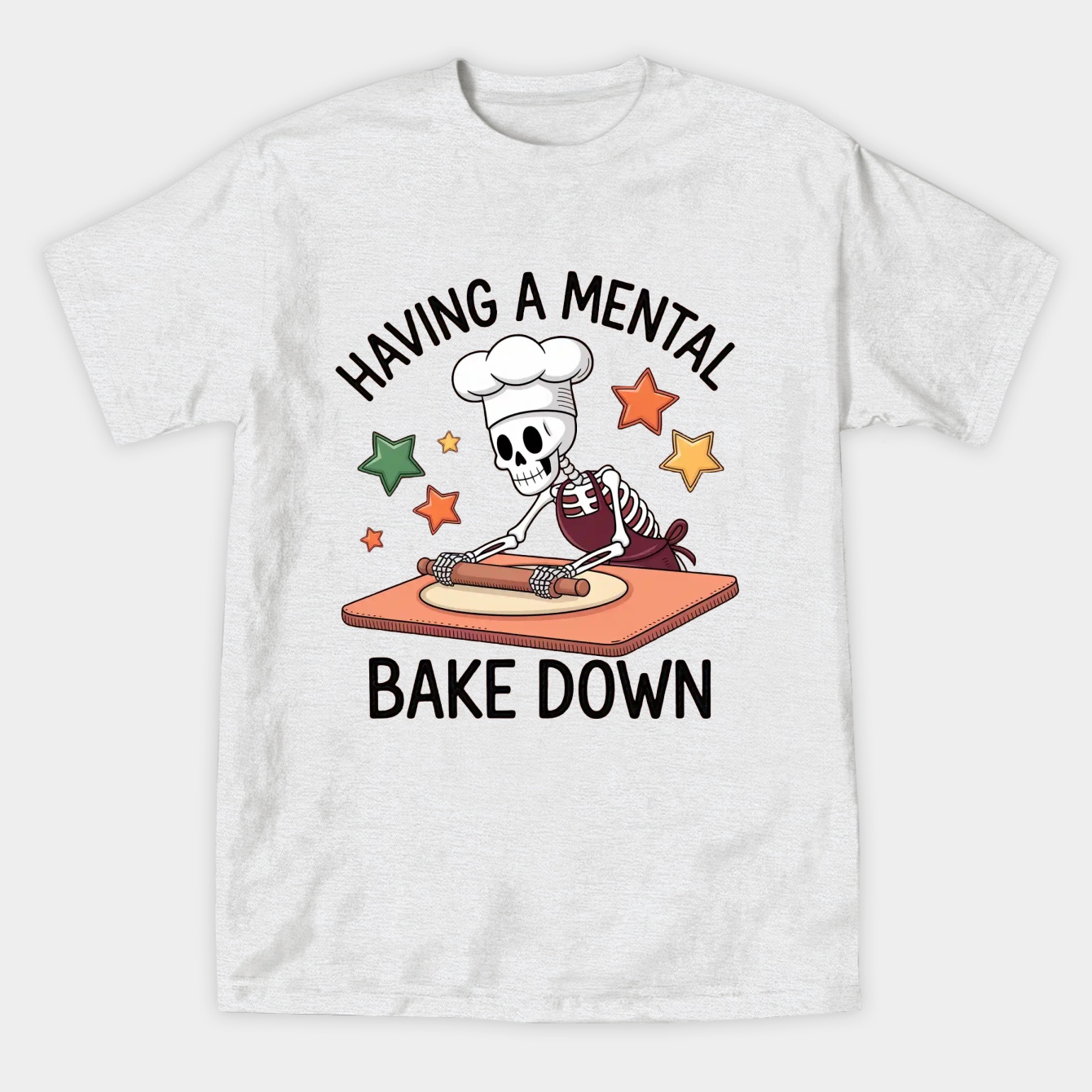 Having A Mental Bake Down Women's Athletic Performance T-Shirt