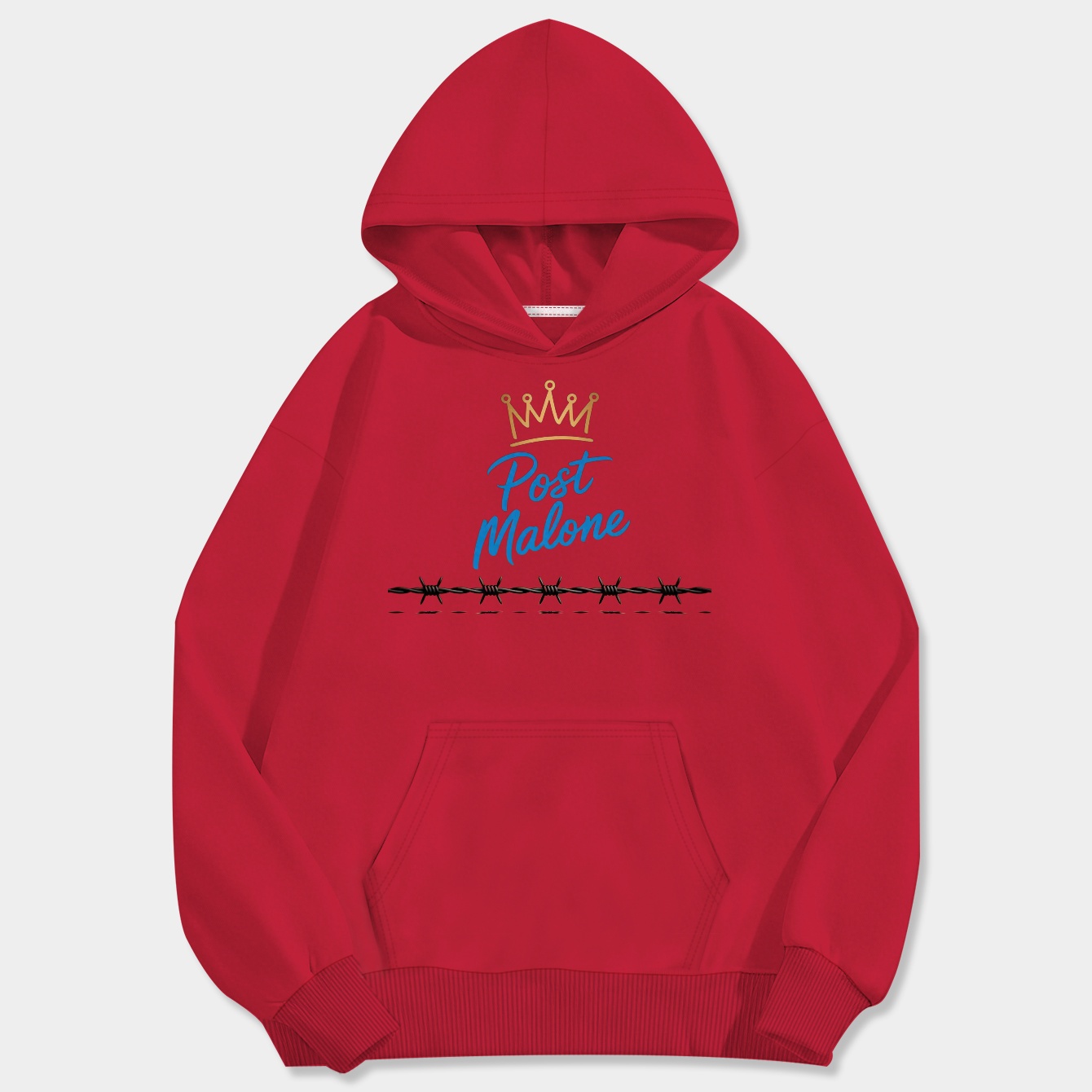 king Post Malone Men's Big & Tall Hoodie