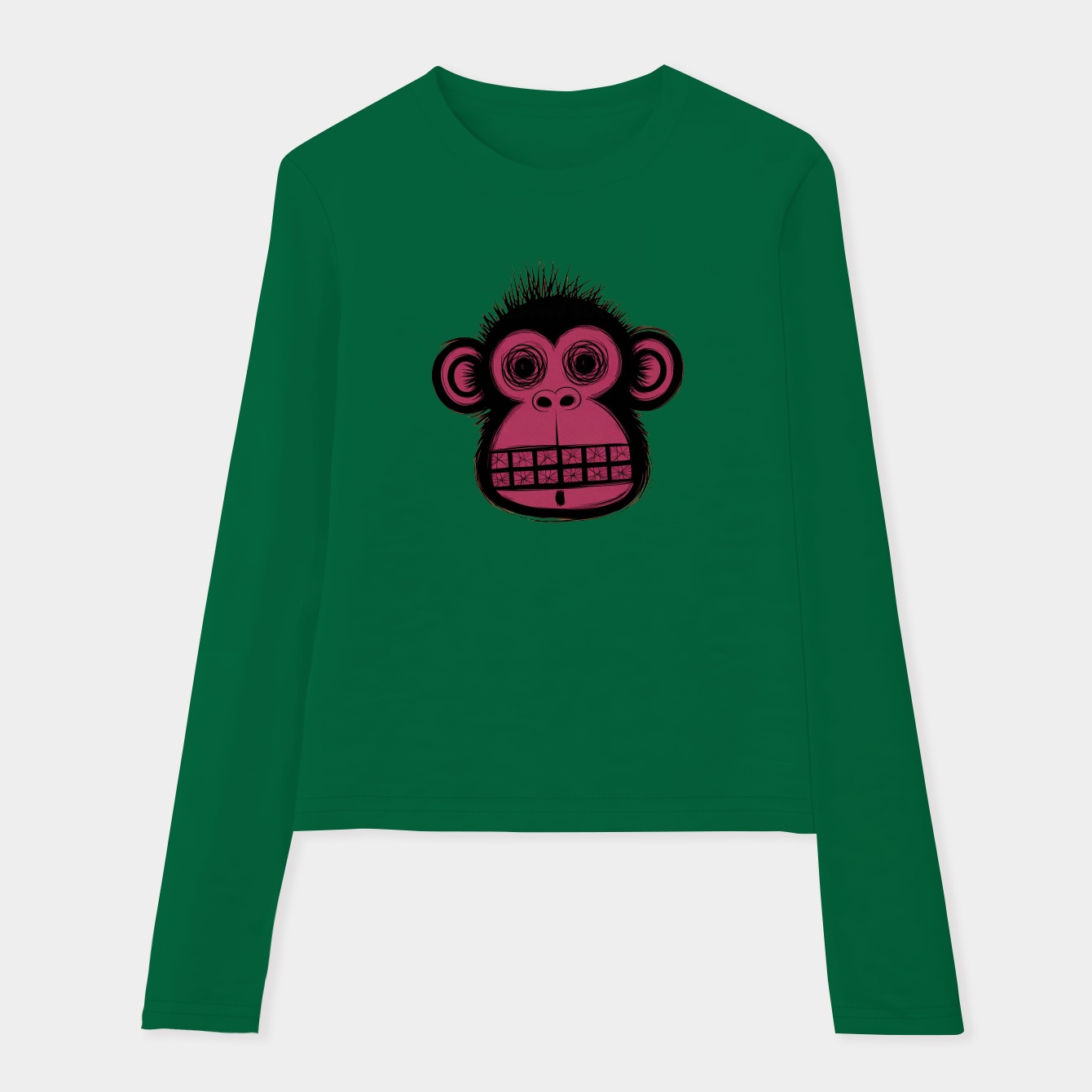 Monkey Monkey Women's Soft Long Sleeve T-Shirt