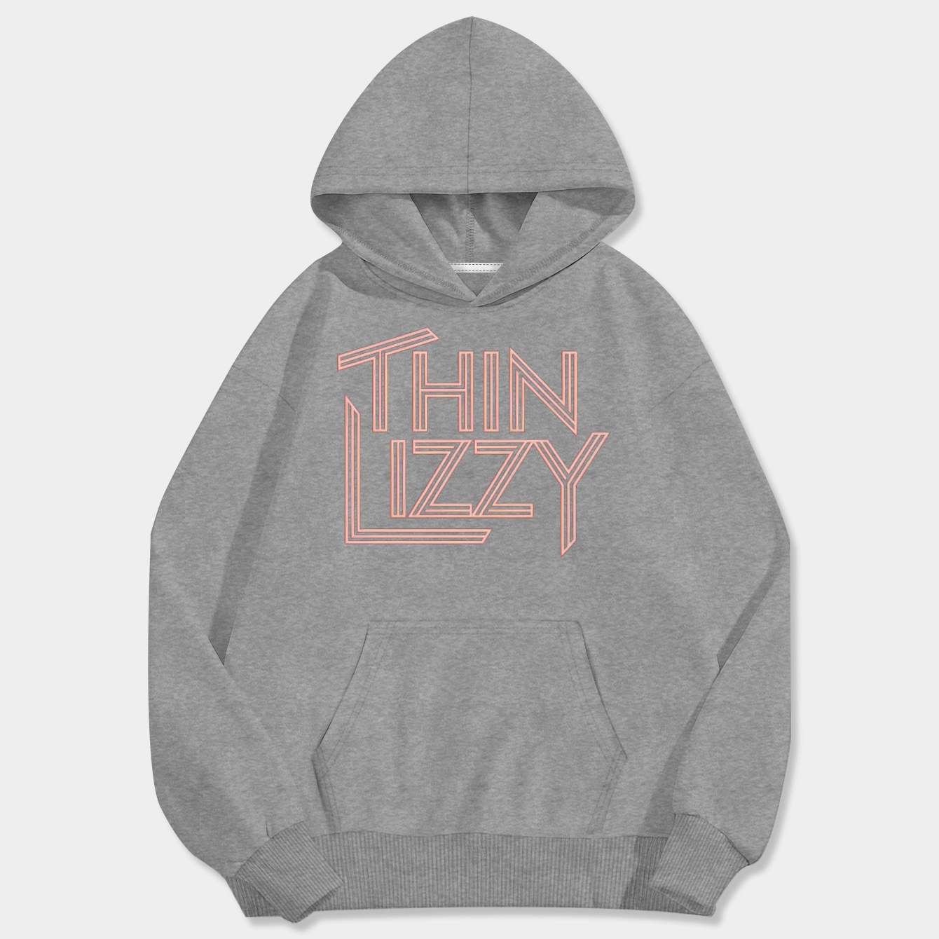Thin Lizzy Logo Men's Big & Tall Hoodie