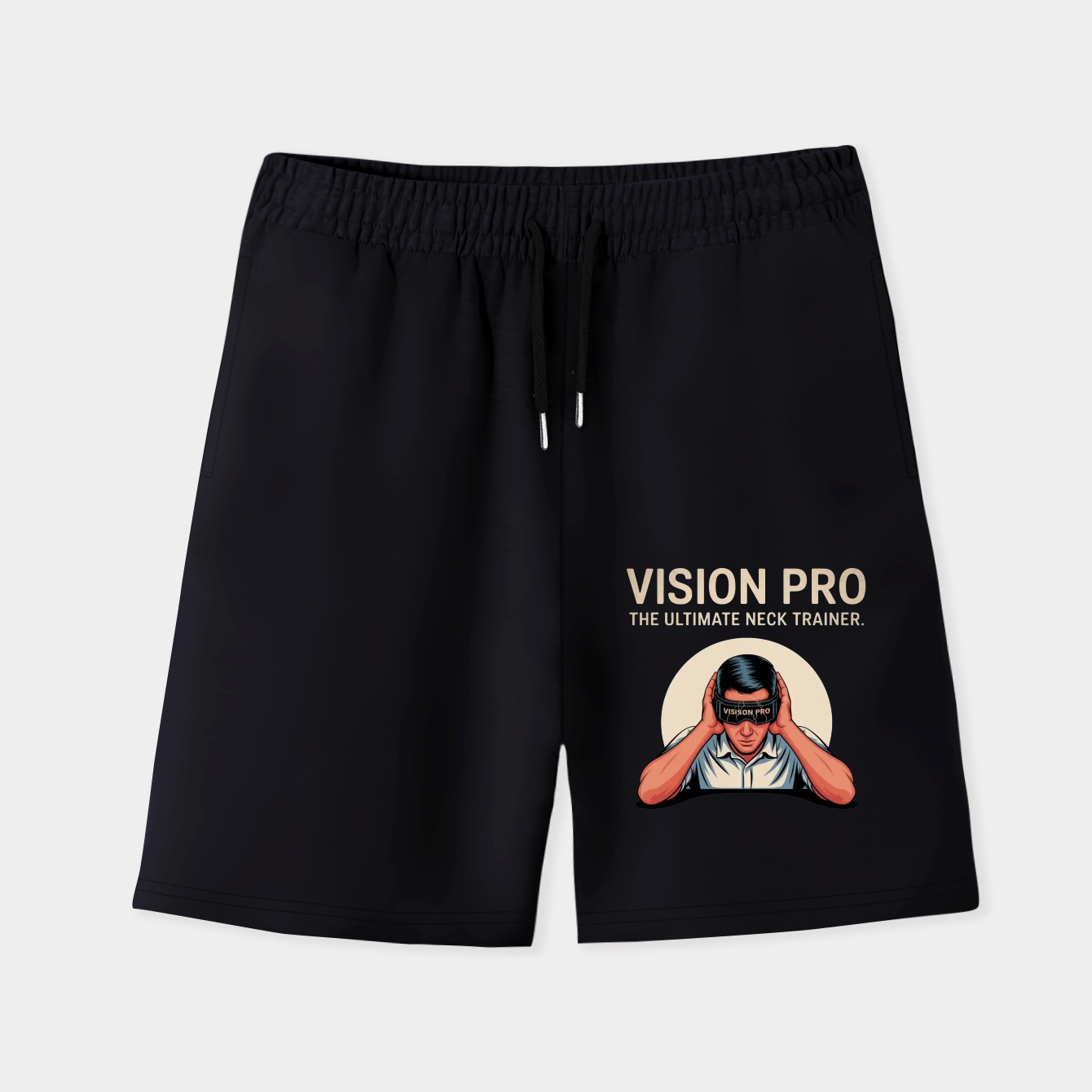 Vision Pro: Ultimate Neck Trainer Men's Quick-Dry Athletic Shorts
