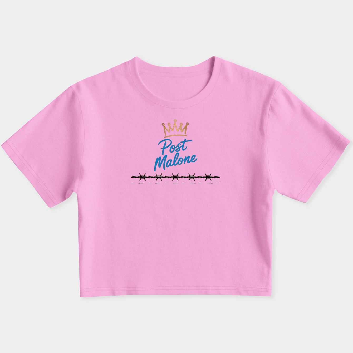 king Post Malone Women's Slim Fit Baby Tee