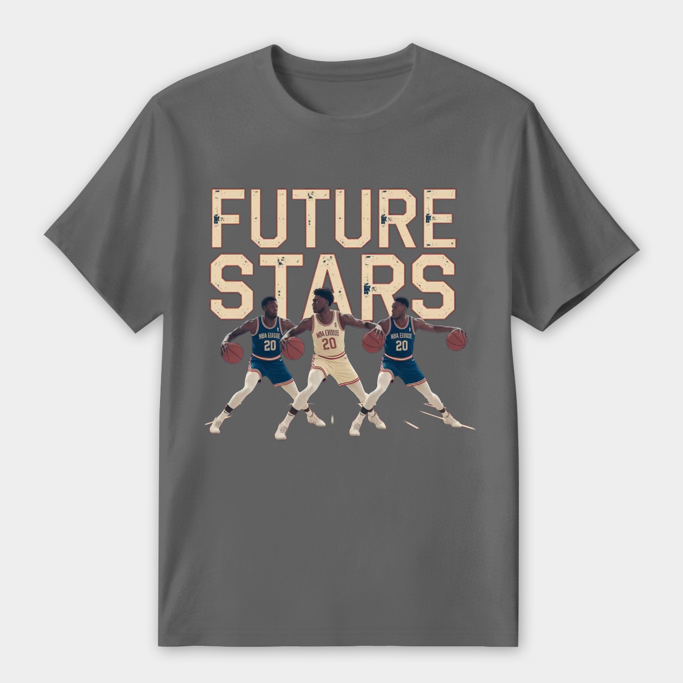 Future Stars Vintage Basketball Trio Women's Premium Soft T-Shirt