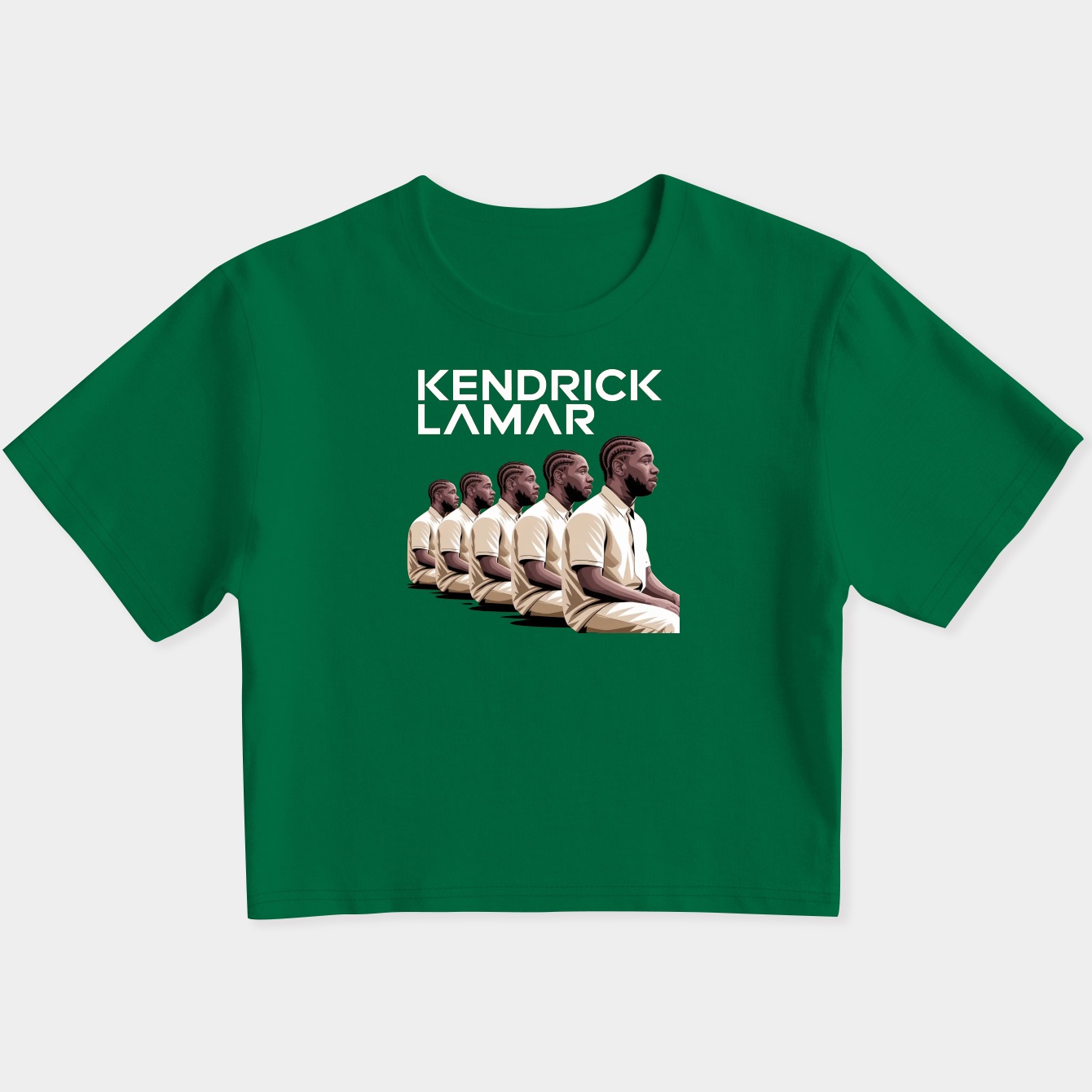 KENDRICK LAMAR // VECTOR ART Women's Slim Fit Baby Tee