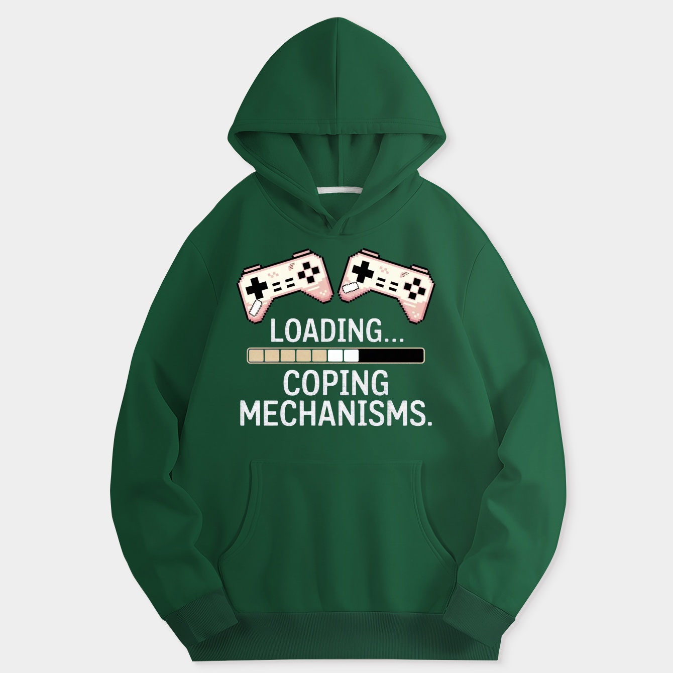 Loading Coping Mechanisms Retro Game Mood Women's Hoodie