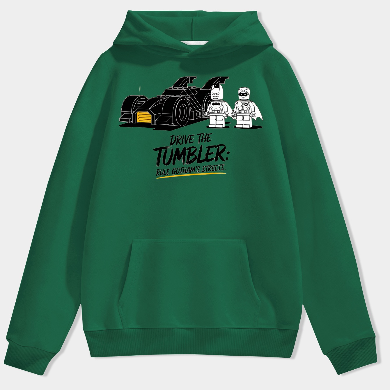 Rule Gotham: LEGO Tumbler Heroes Men's Hoodie