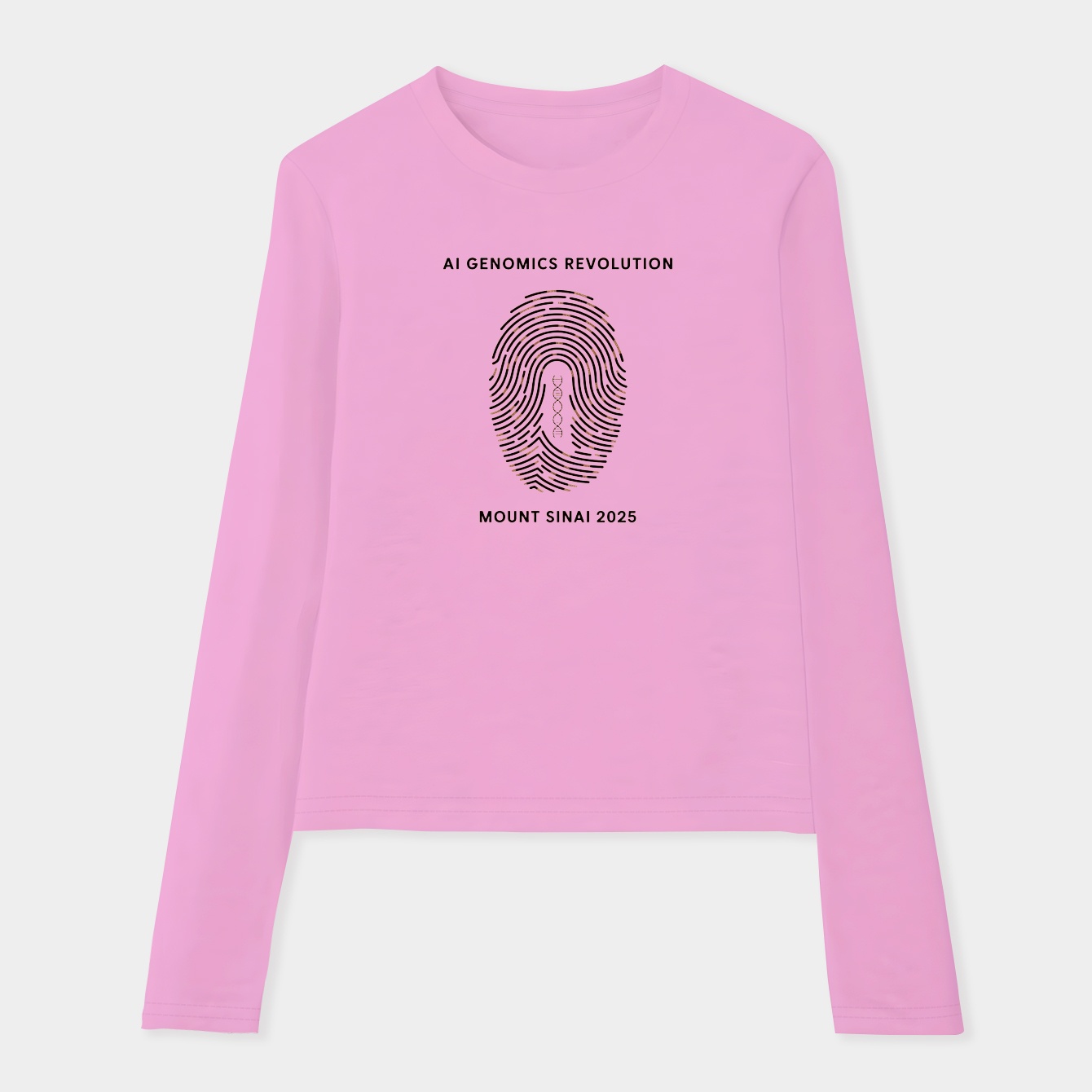 AI Genomics Revolution Fingerprint Women's Soft Long Sleeve T-Shirt