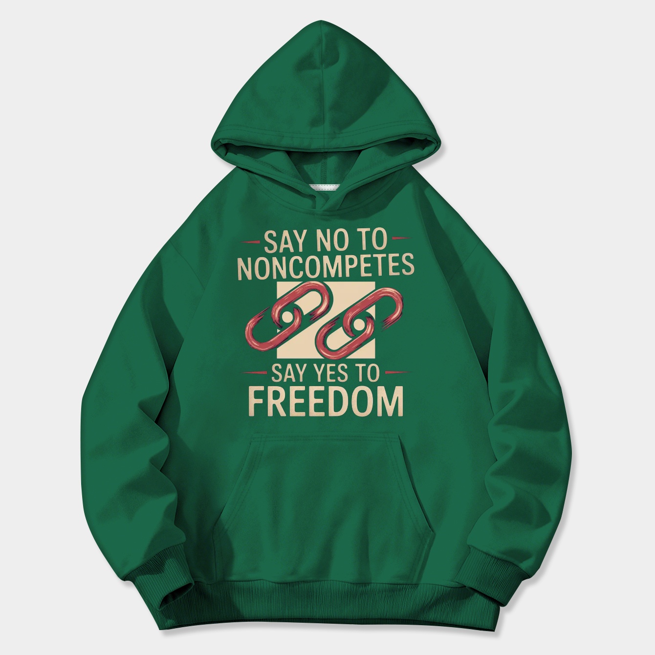 Break Free From Noncompetes Women's Plus Size Hoodie