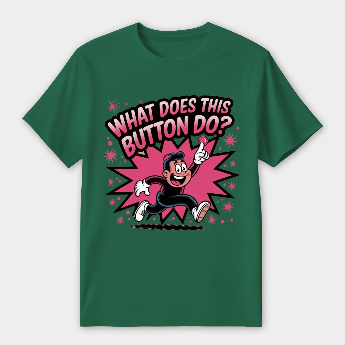 Dee Dee what does this button do? Women's Premium Soft T-Shirt