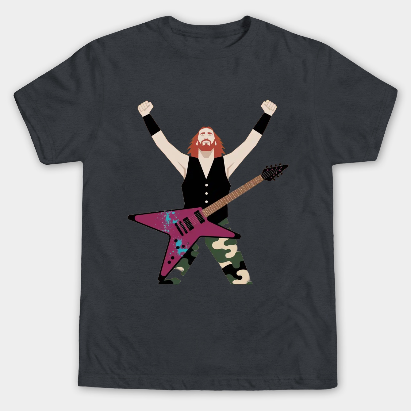 Dimebag Darrell Men's Big & Tall T-shirt