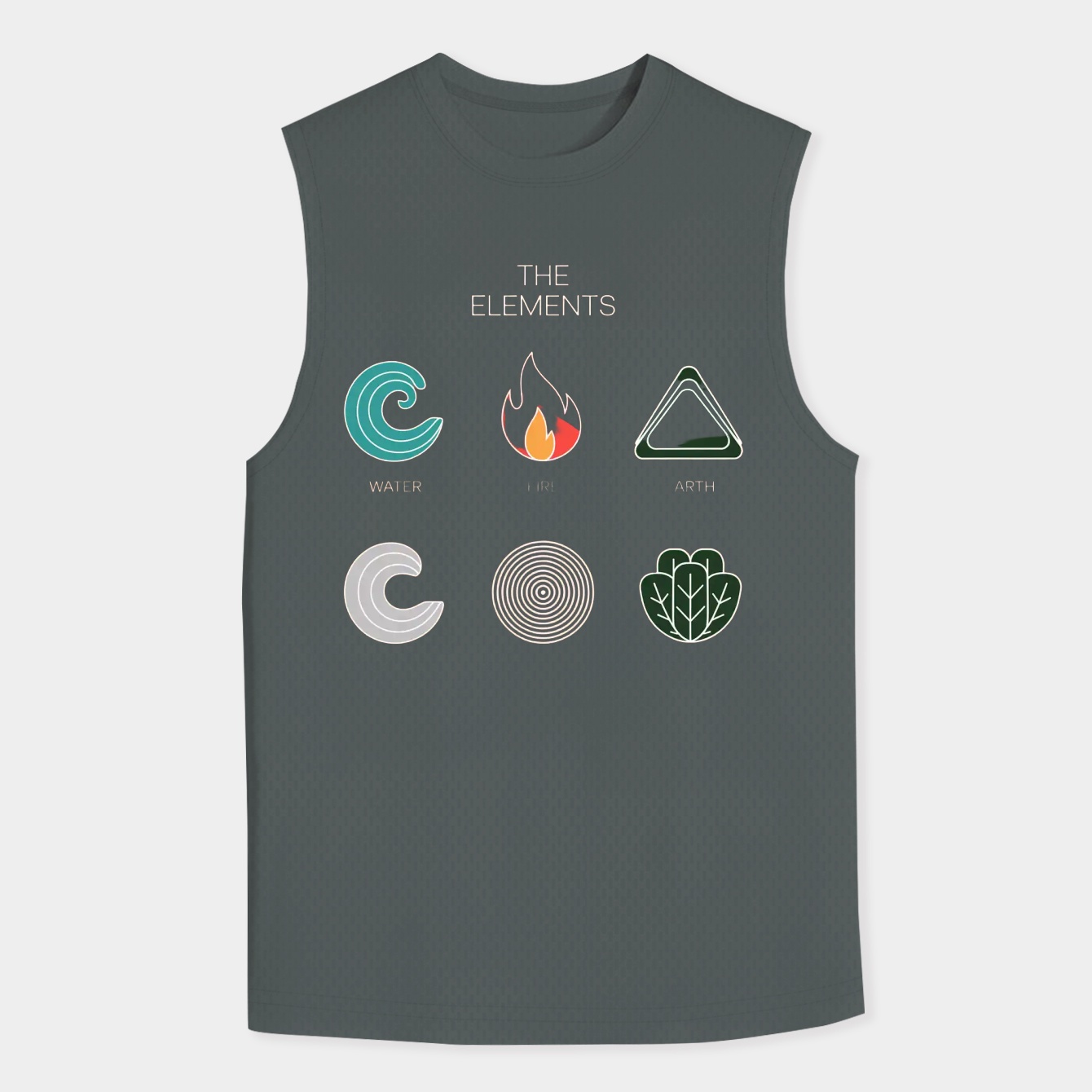The Five Elements Avatar Men's Big & Tall Tank Top