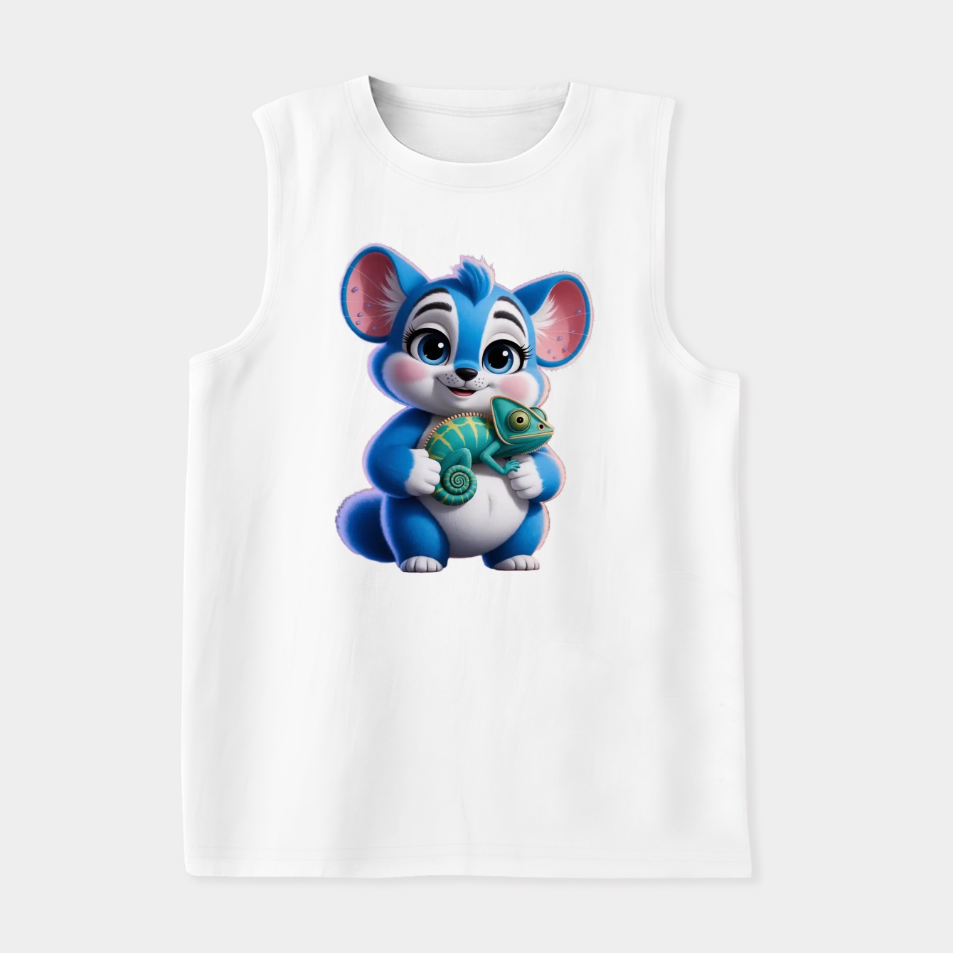 Stitch and Pascal Women's Soft Tank Top