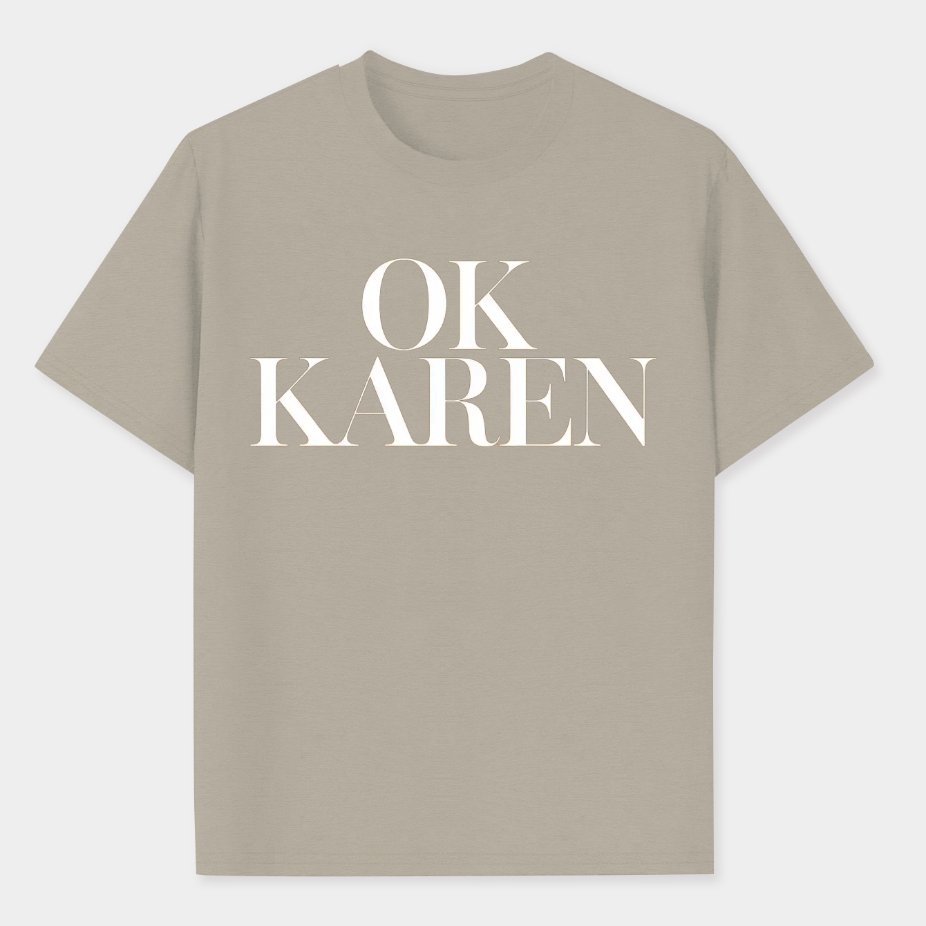 OK Karen Statement Text Men's Performance Athletic T-Shirt