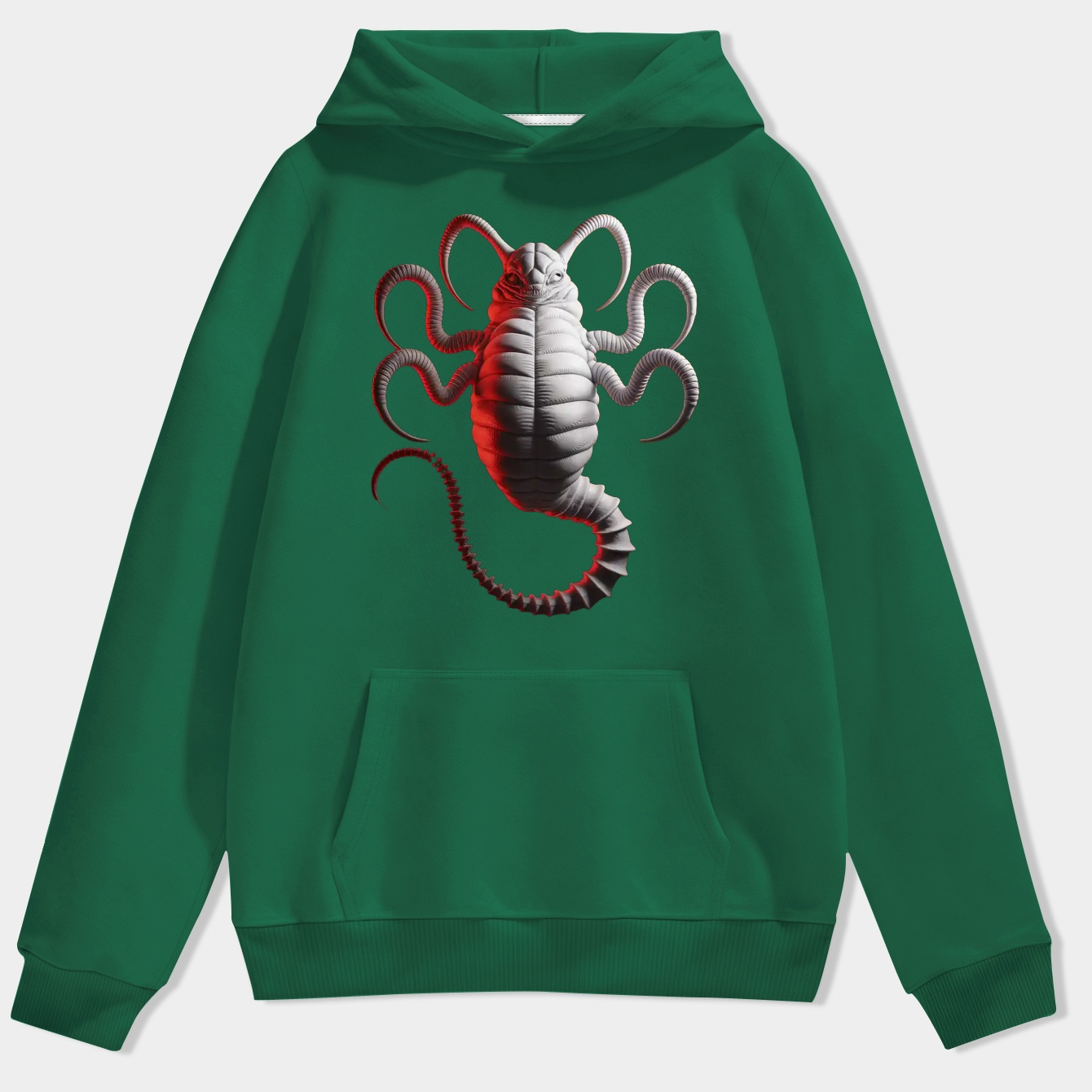 Alien Face Hugger Extended Men's Hoodie