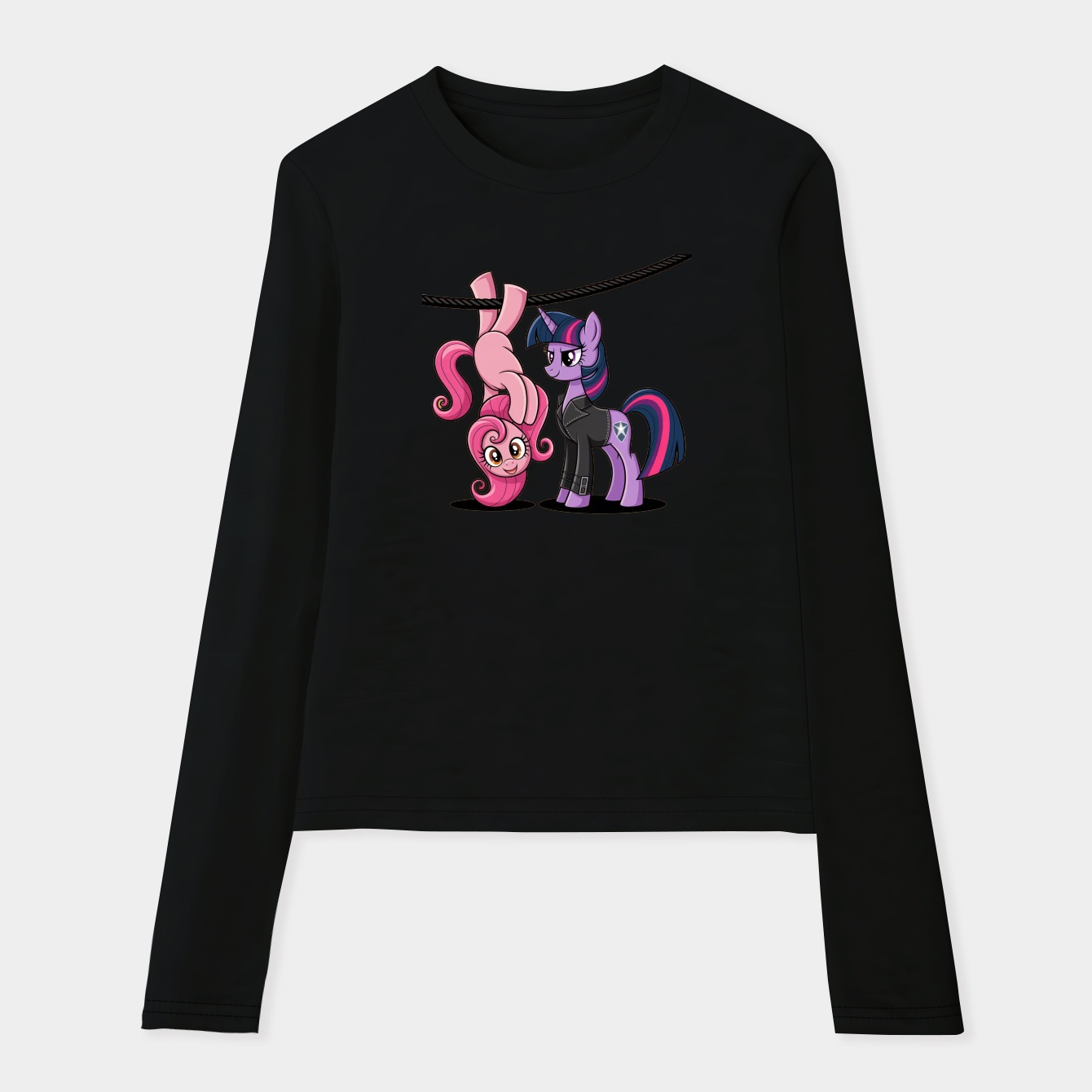Tactical Pony Duo Women's Soft Long Sleeve T-Shirt