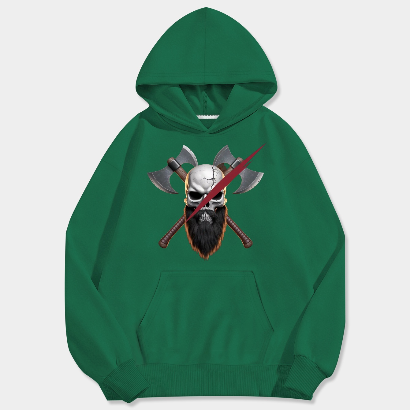 Skull Kratos Men's Big & Tall Hoodie