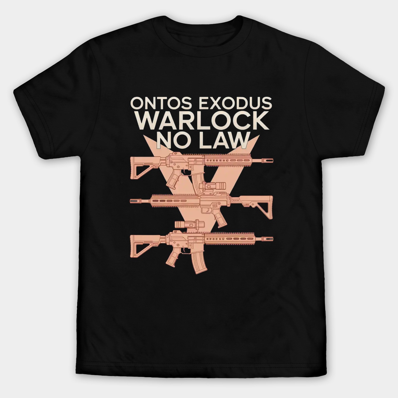 Warlock Exodus Futuristic Arsenal Men's Big & Tall T-shirt