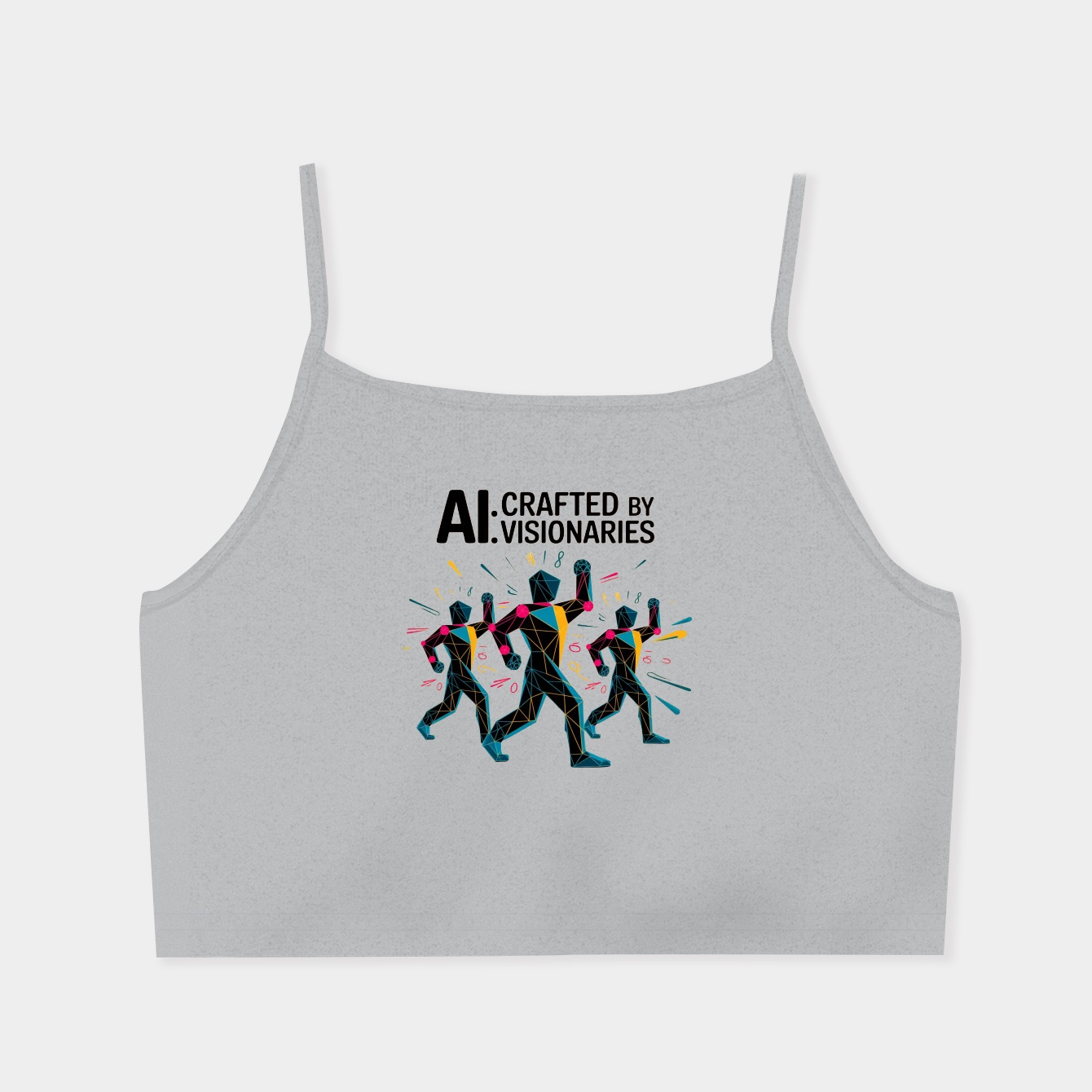 Visionary Architects of the 80s Women's Spaghetti Strap Tank Top