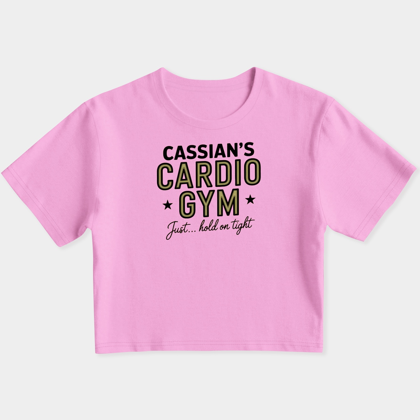 Cassian's cardio gym Women's Slim Fit Baby Tee