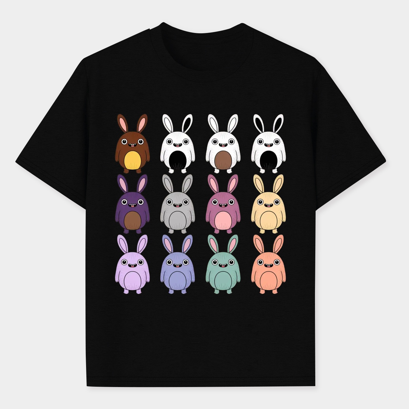 Labubu Rainbow Men's Performance Athletic T-Shirt