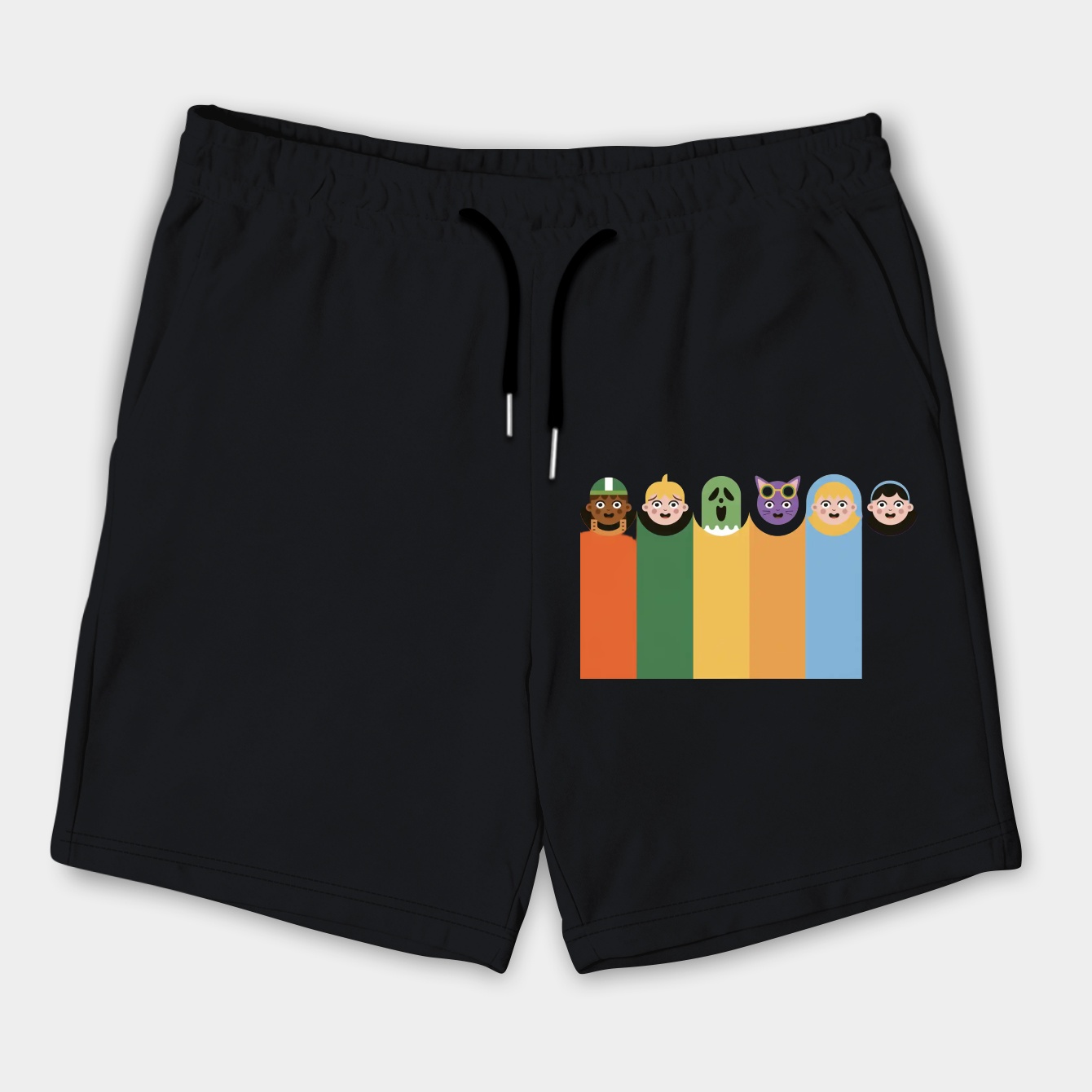 Ghost Crew Character Lineup Men's Shorts