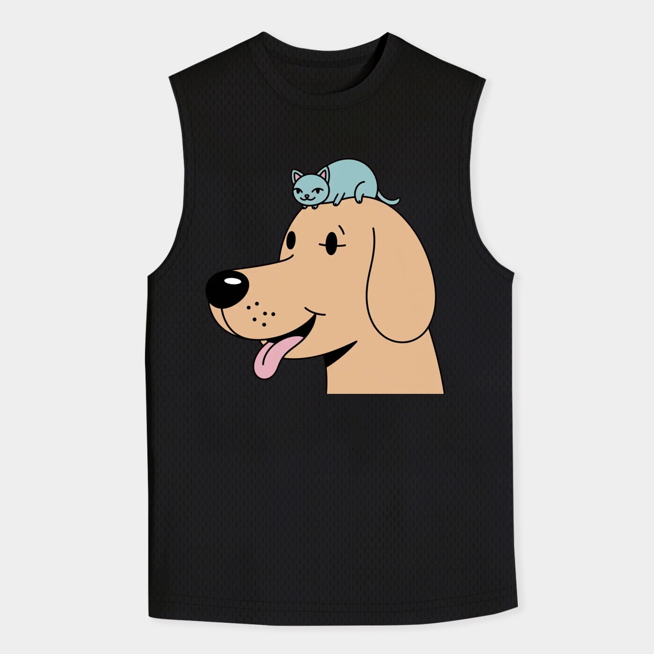 Comic Cat Dog, Bugcat Capoo, bug cat Men's Big & Tall Tank Top
