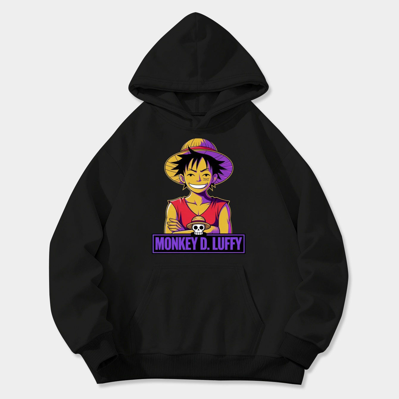 WPAP Monkey D Luffy Women's Plus Size Hoodie