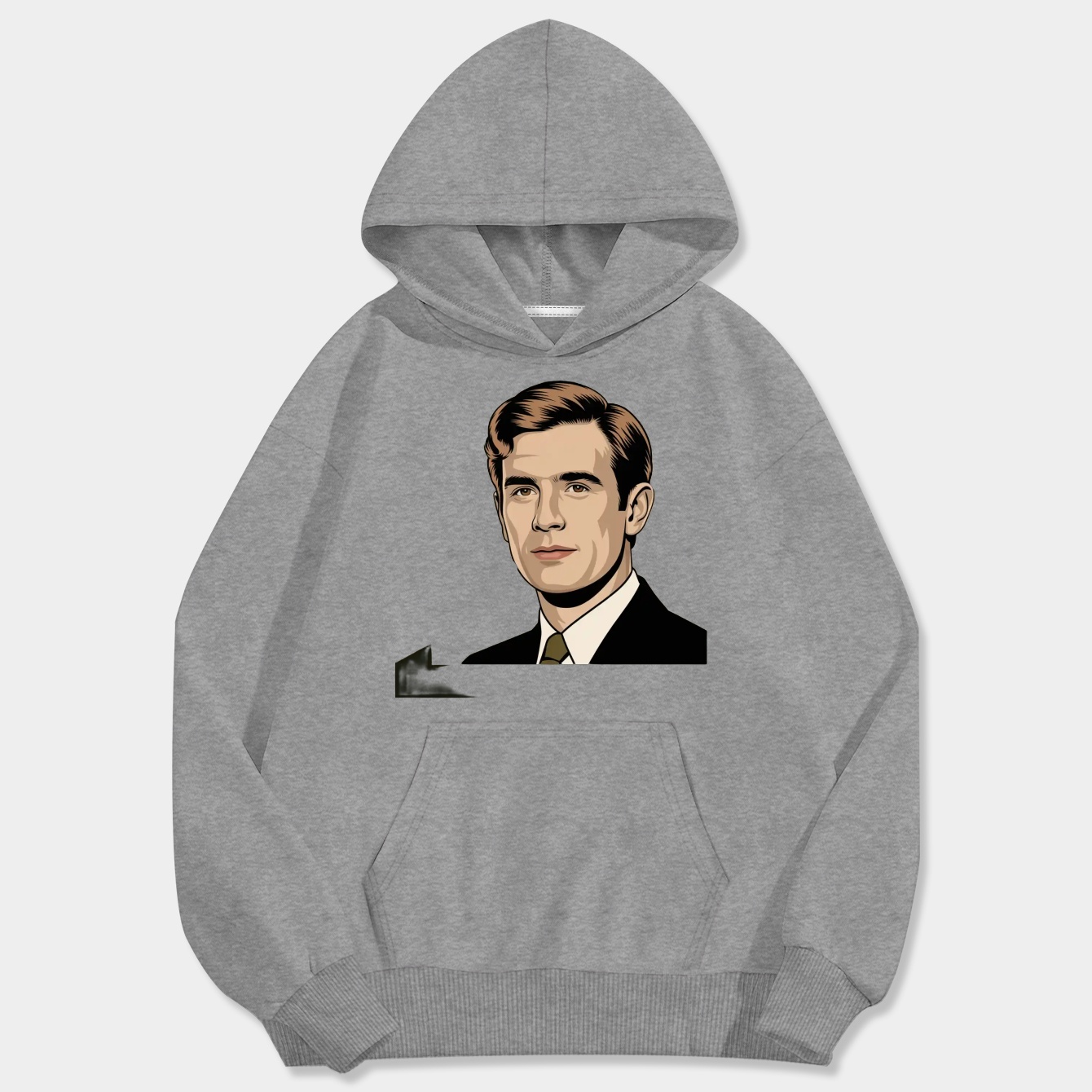 Michael Cane retro Men's Big & Tall Hoodie