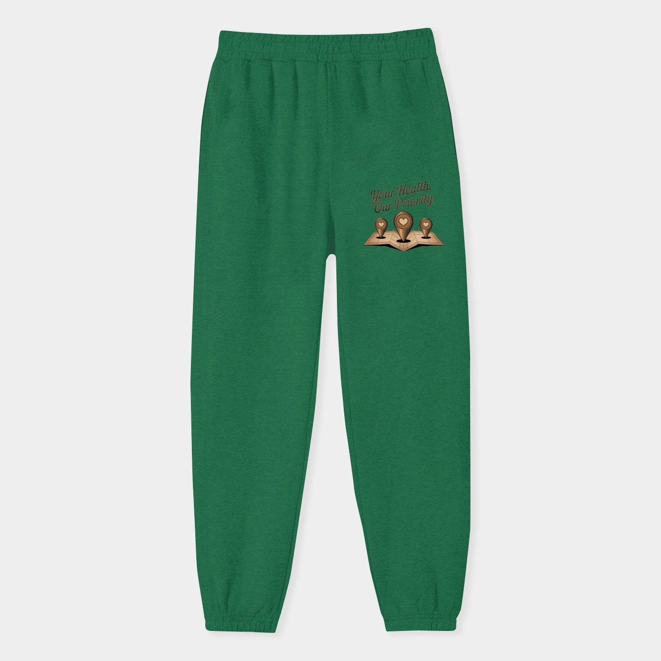 Your Health, Our Priority Map Women's Sweatpants