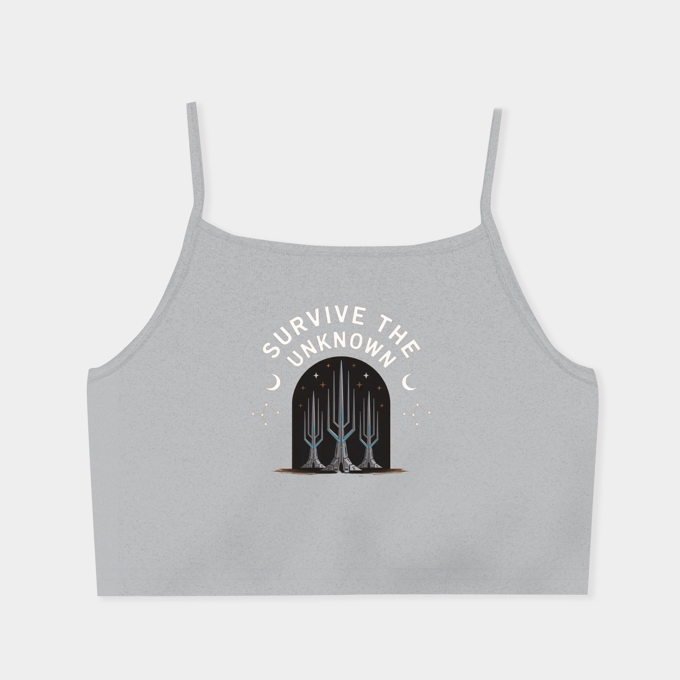 Survive the Unknown Sci-Fi Forest Women's Spaghetti Strap Tank Top