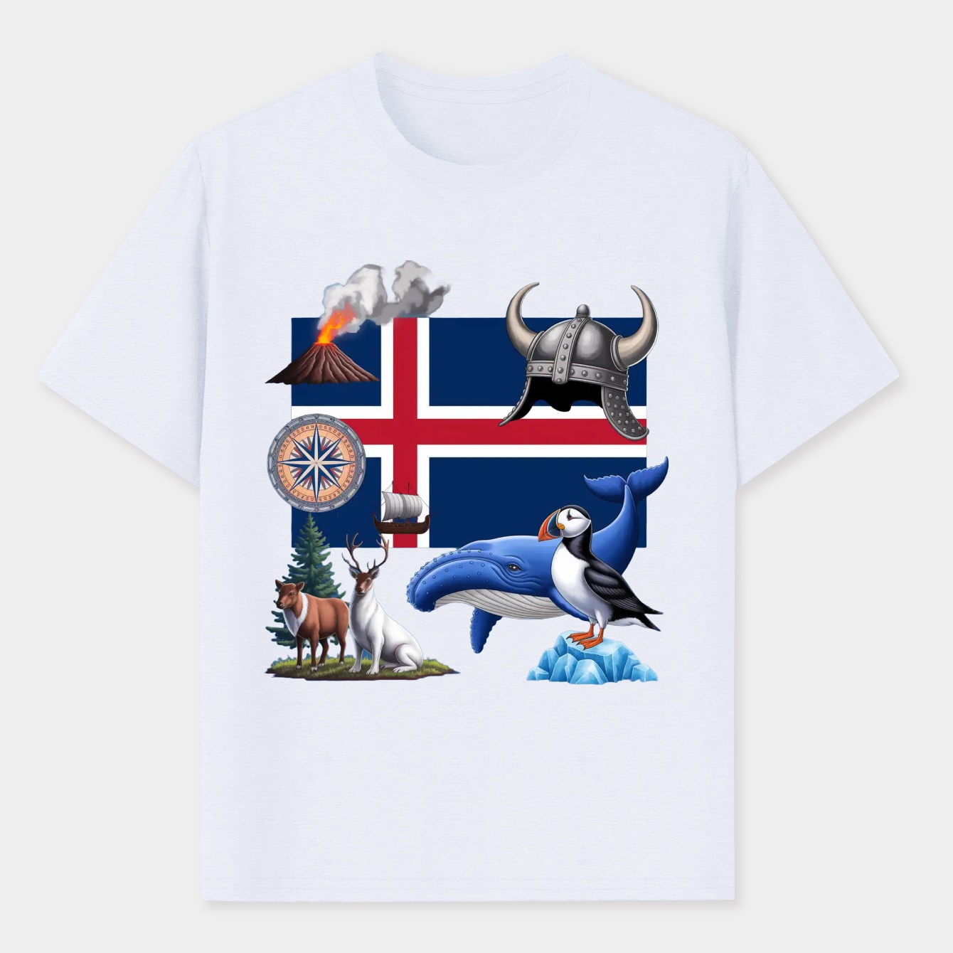 Iceland Pride Men's Performance Athletic T-Shirt