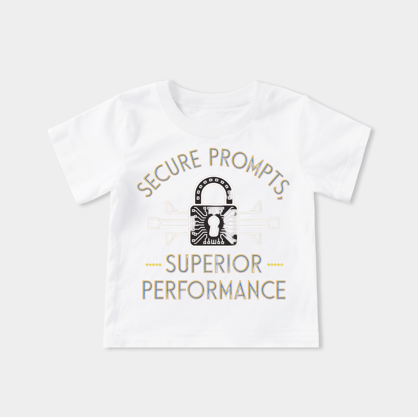 Secure Prompts Tech Lockup Youth Classic T-Shirt