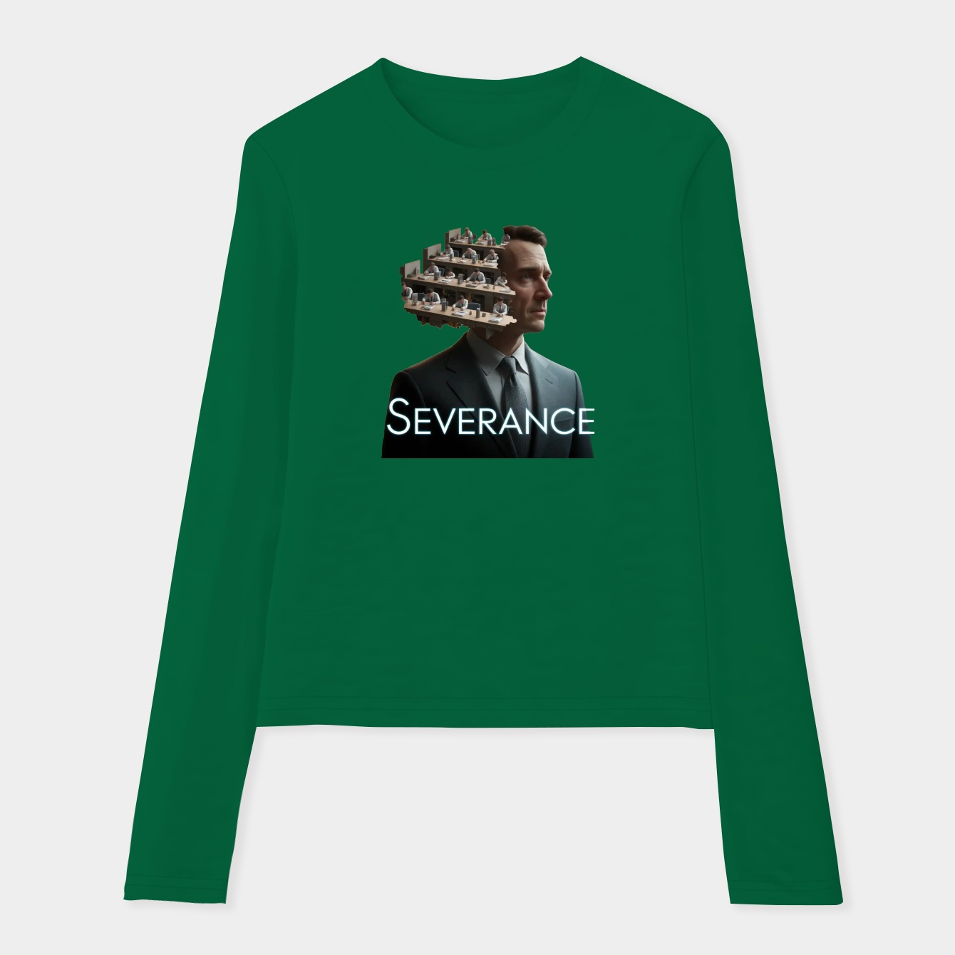 severance mind division concept Women's Soft Long Sleeve T-Shirt