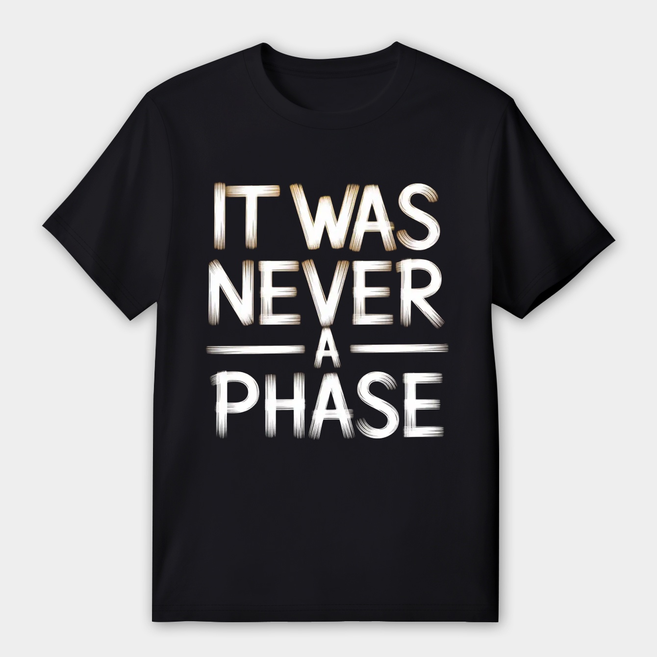 It Was Never A Phase (grey) Women's Premium Soft T-Shirt