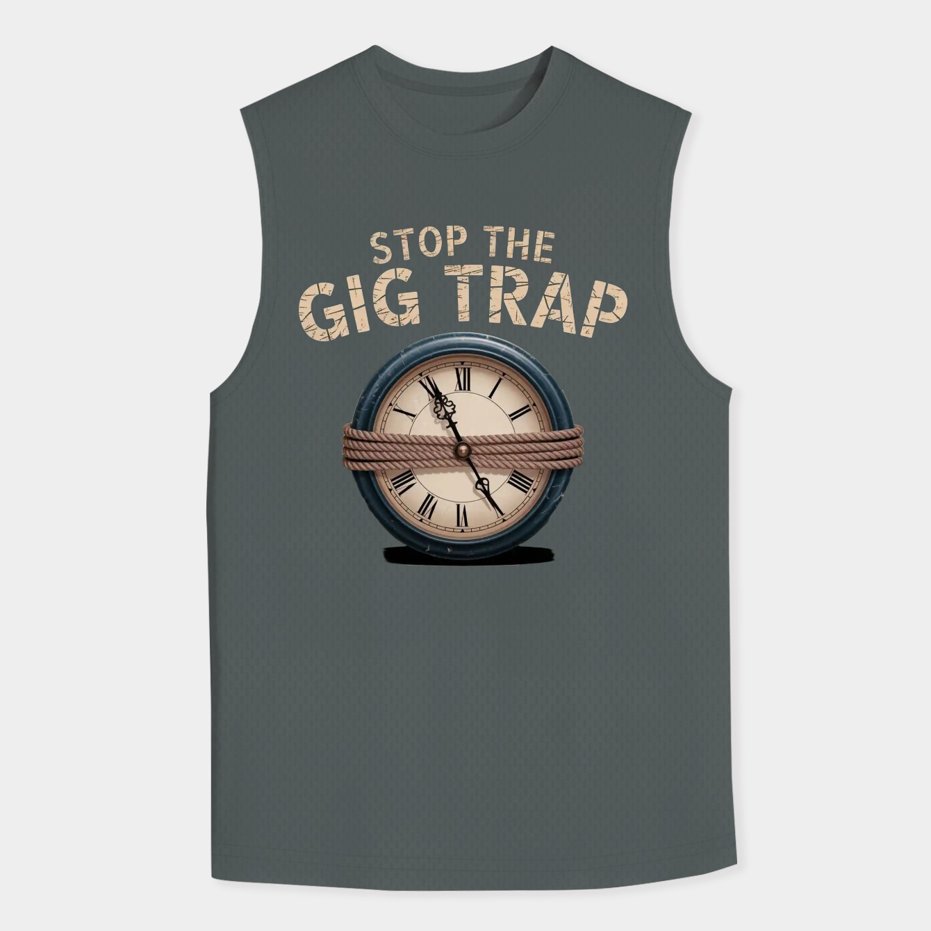 Stop the Gig Trap Time Men's Big & Tall Tank Top