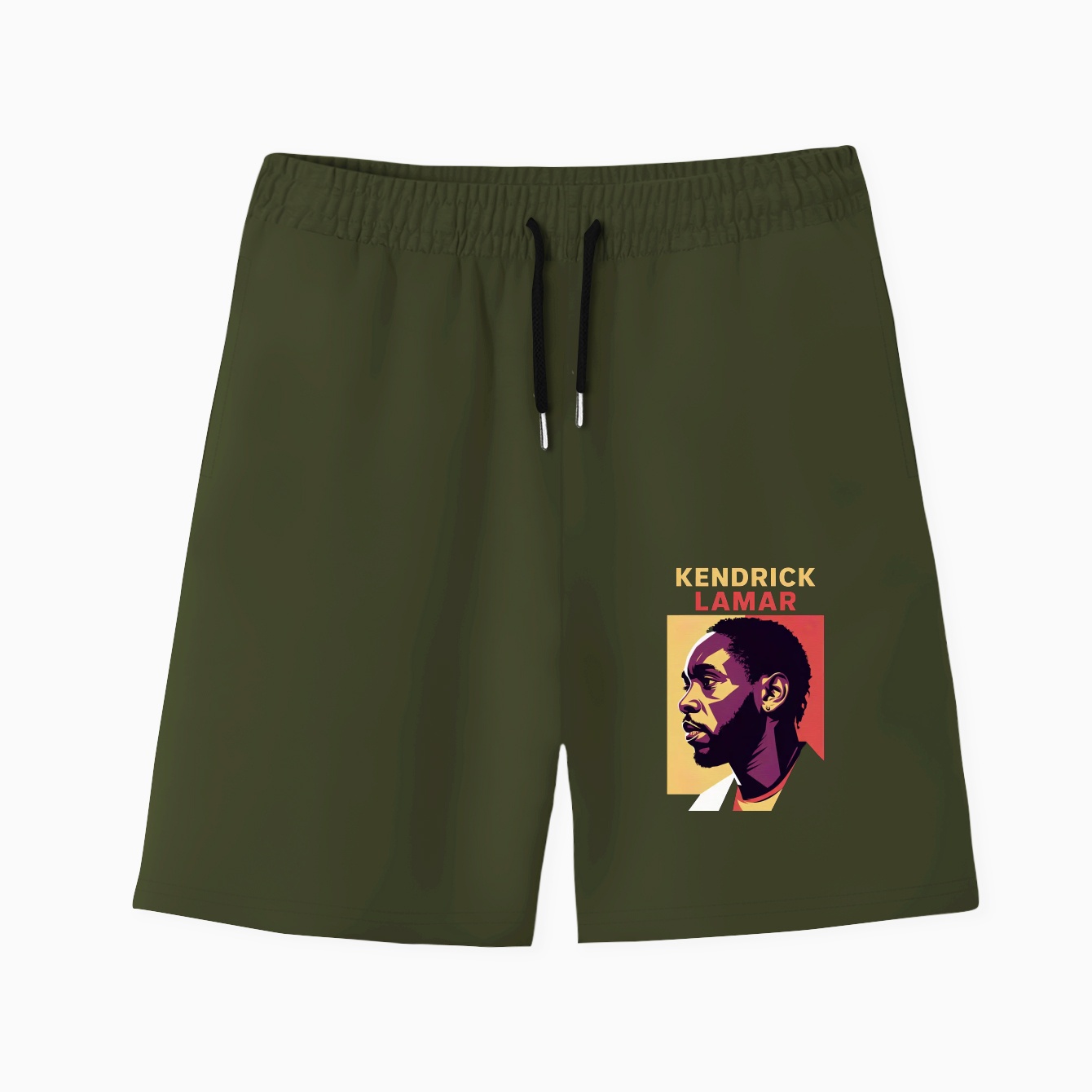 Kendrick Lamar Rapper Men's Quick-Dry Athletic Shorts