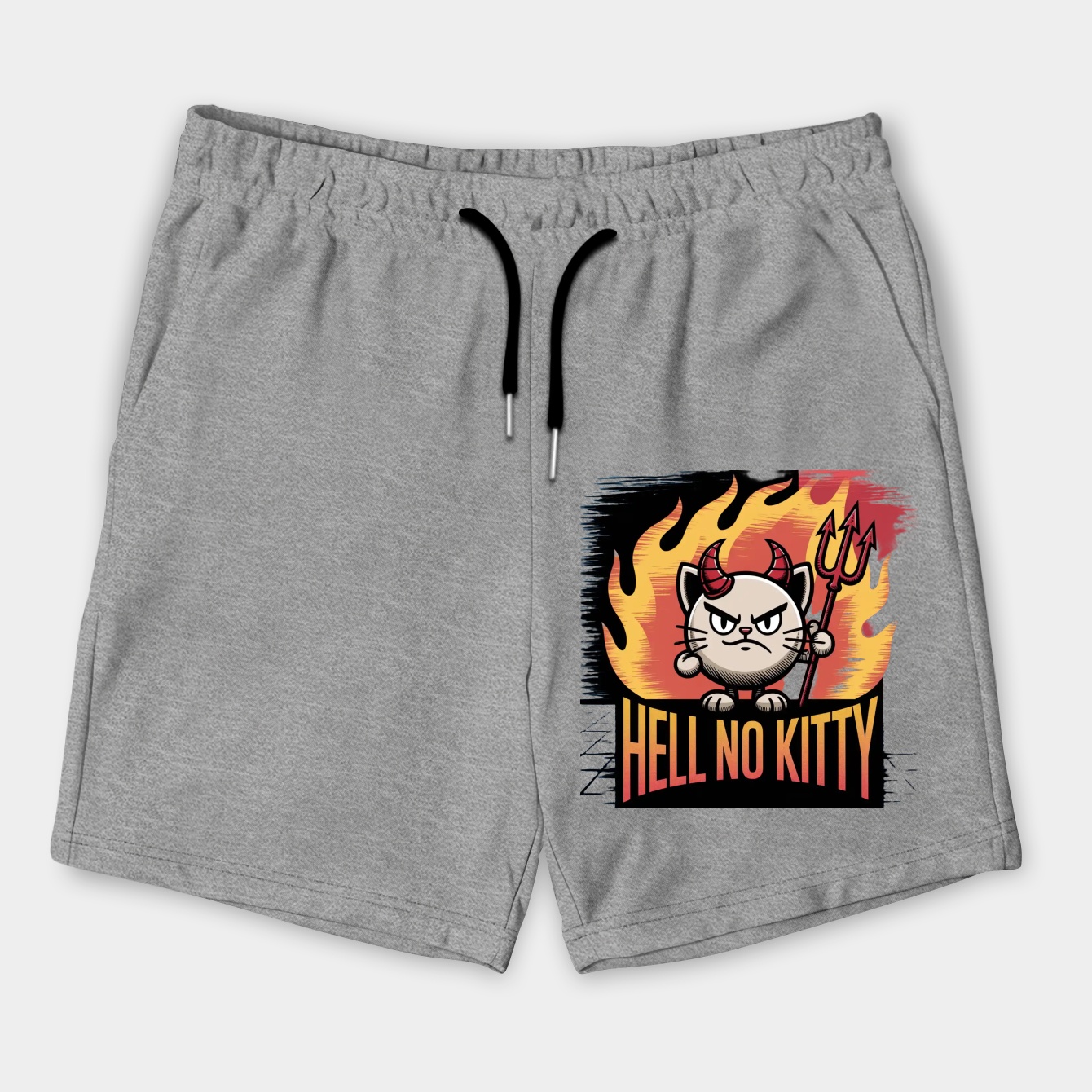 Hell No Kitty Men's Shorts
