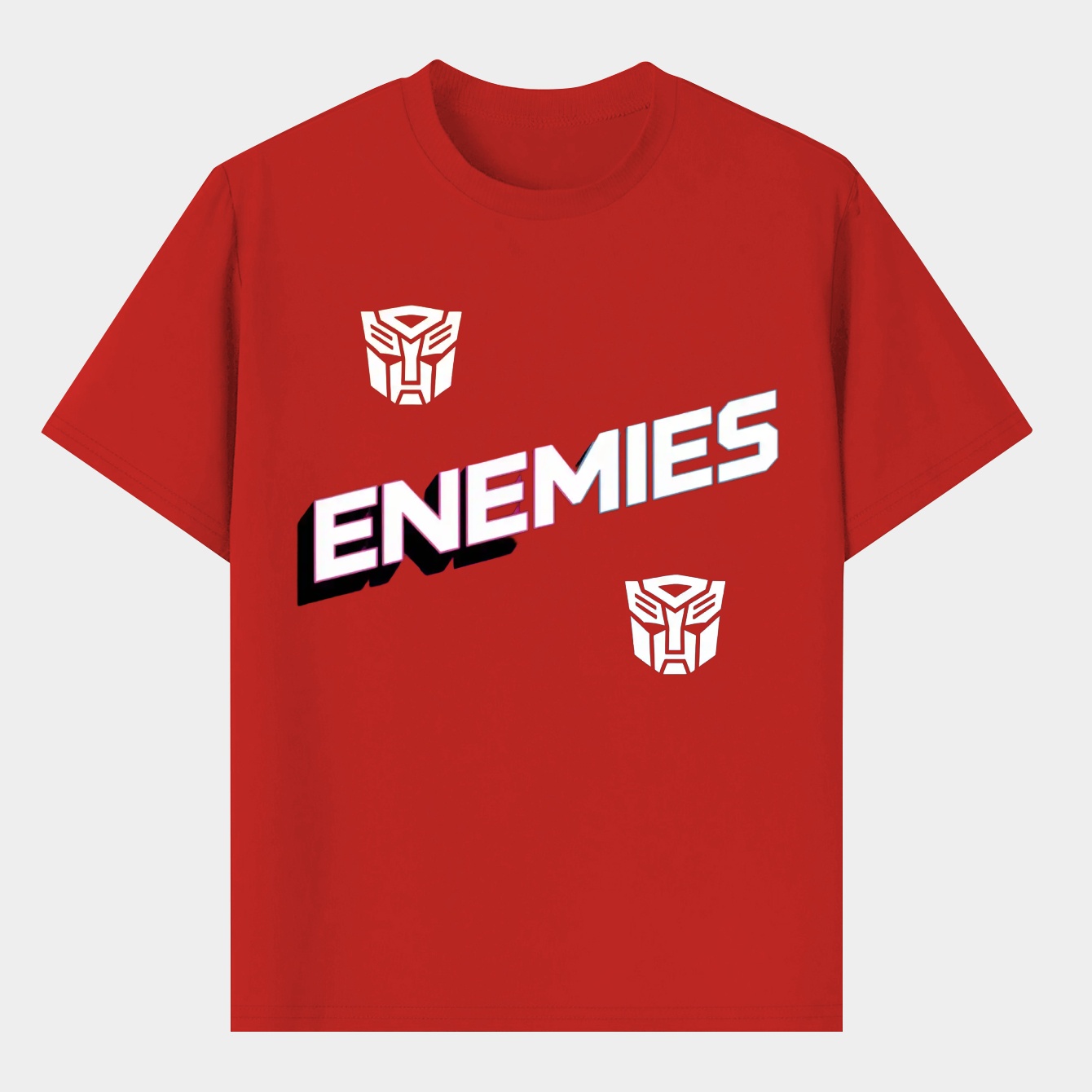 Transformers Enemies Split Men's T-Shirt