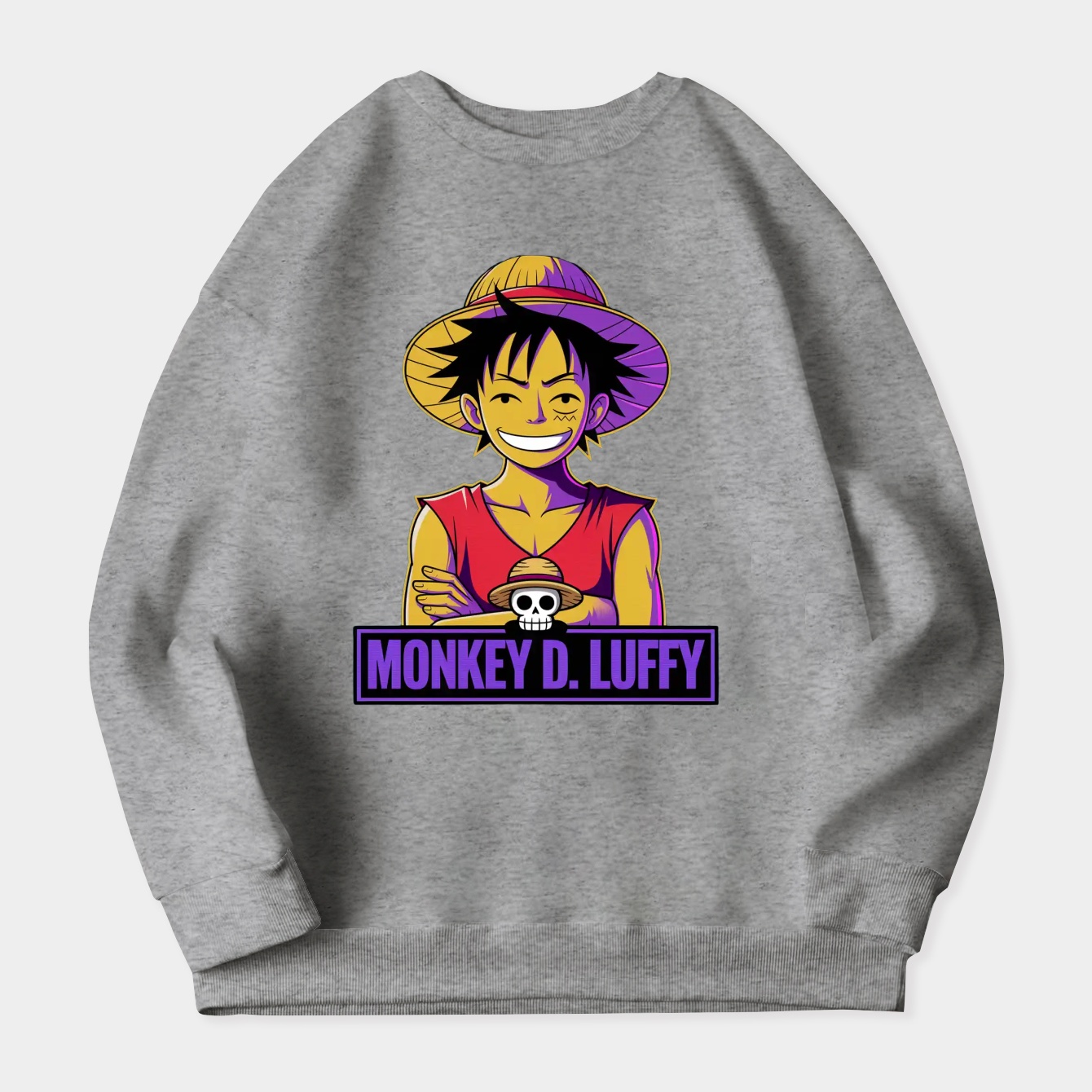 WPAP Monkey D Luffy Women's Plus Size Sweatshirt