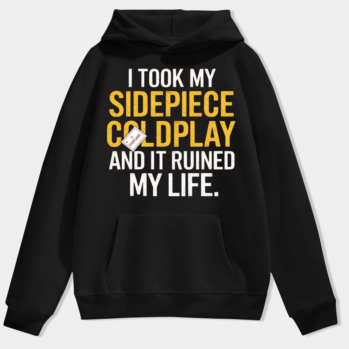 Coldplaygate: Ticket to Regret Men's Hoodie