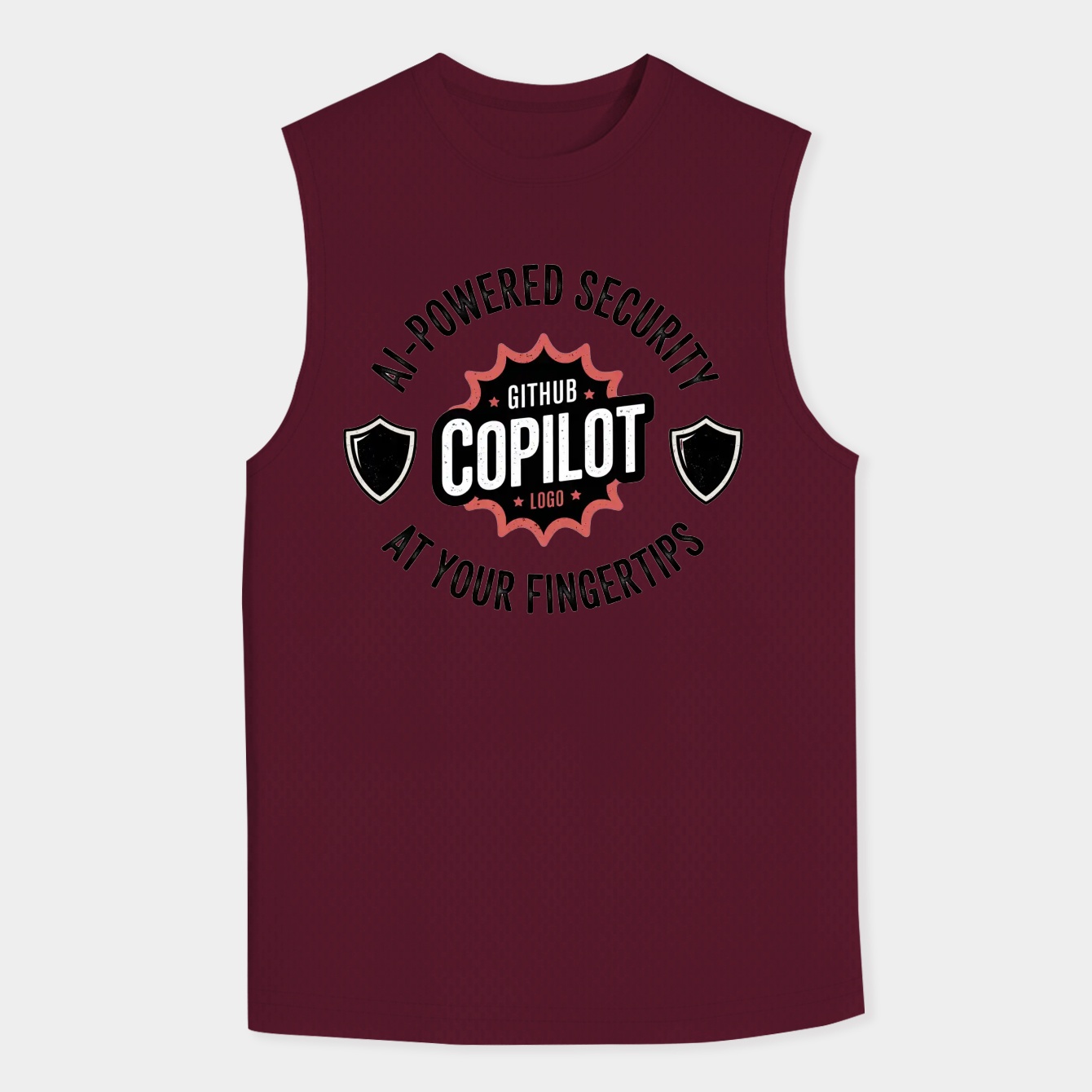 Retro AI Security at Hand Men's Tank Top