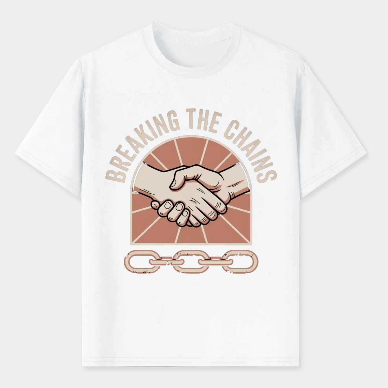 Breaking the Chains Handshake Men's T-Shirt