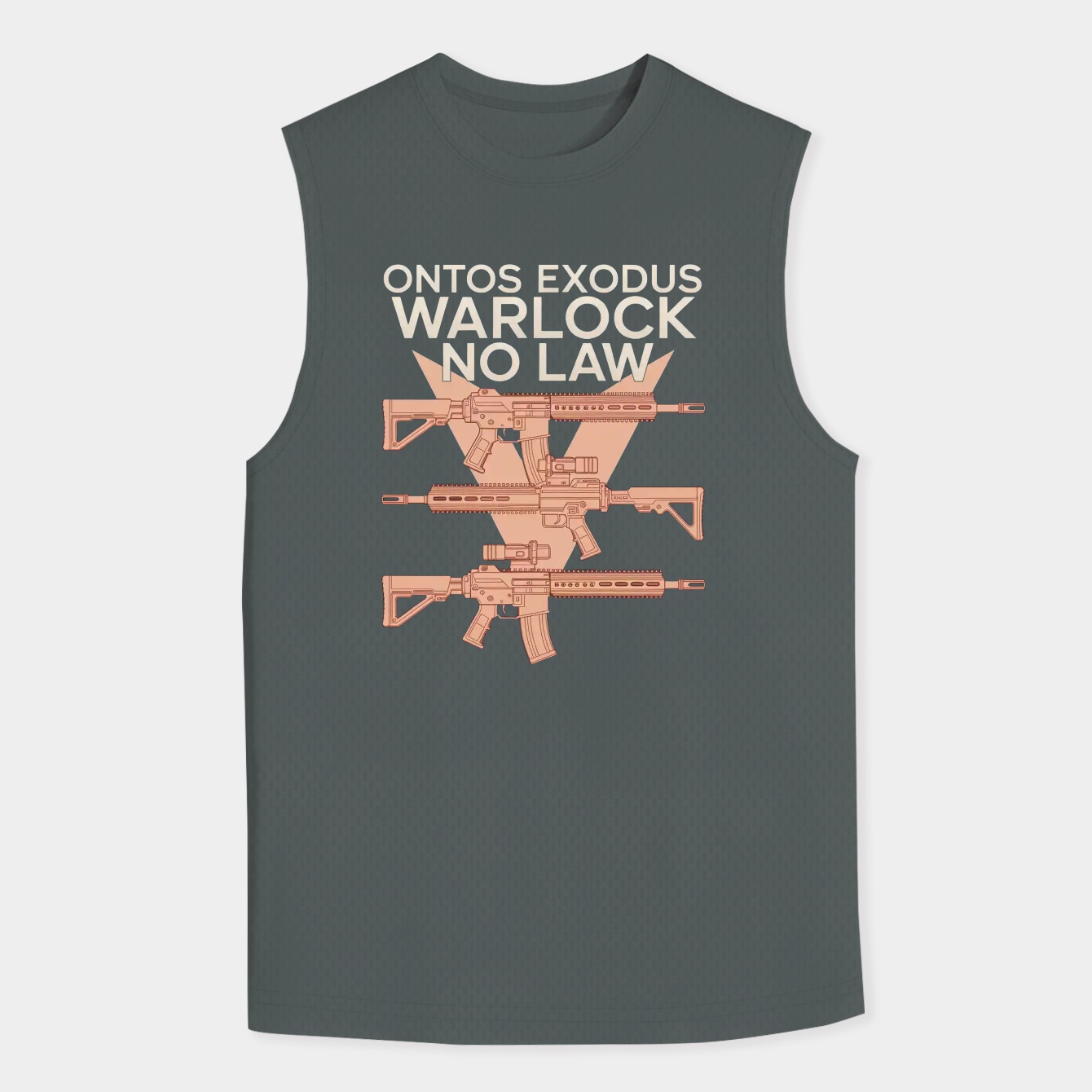 Warlock Exodus Futuristic Arsenal Men's Big & Tall Tank Top