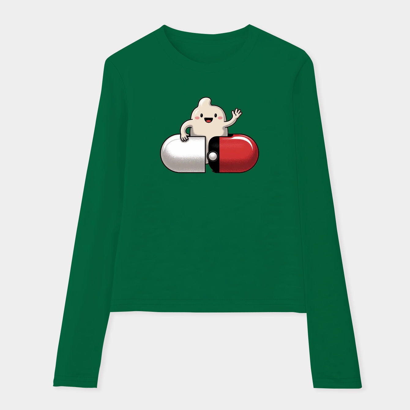 AdiPoseMon Character Capsule Women's Soft Long Sleeve T-Shirt