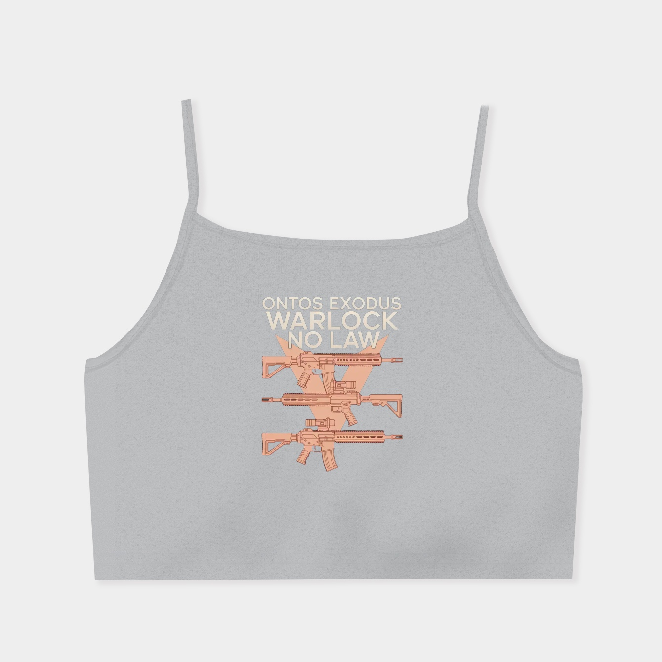 Warlock Exodus Futuristic Arsenal Women's Spaghetti Strap Tank Top