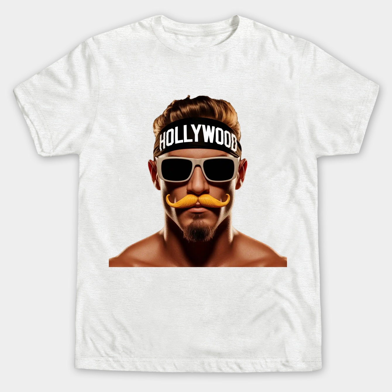 Hulkaia Face Hulk Hogan Men's Big & Tall T-shirt