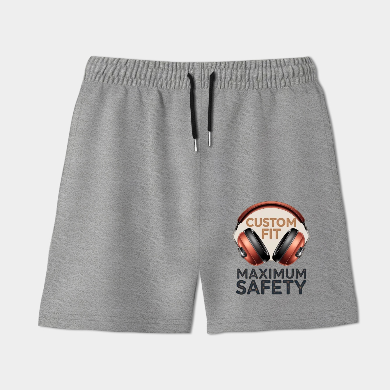 Vintage Earmuffs Custom Safety Women's Shorts