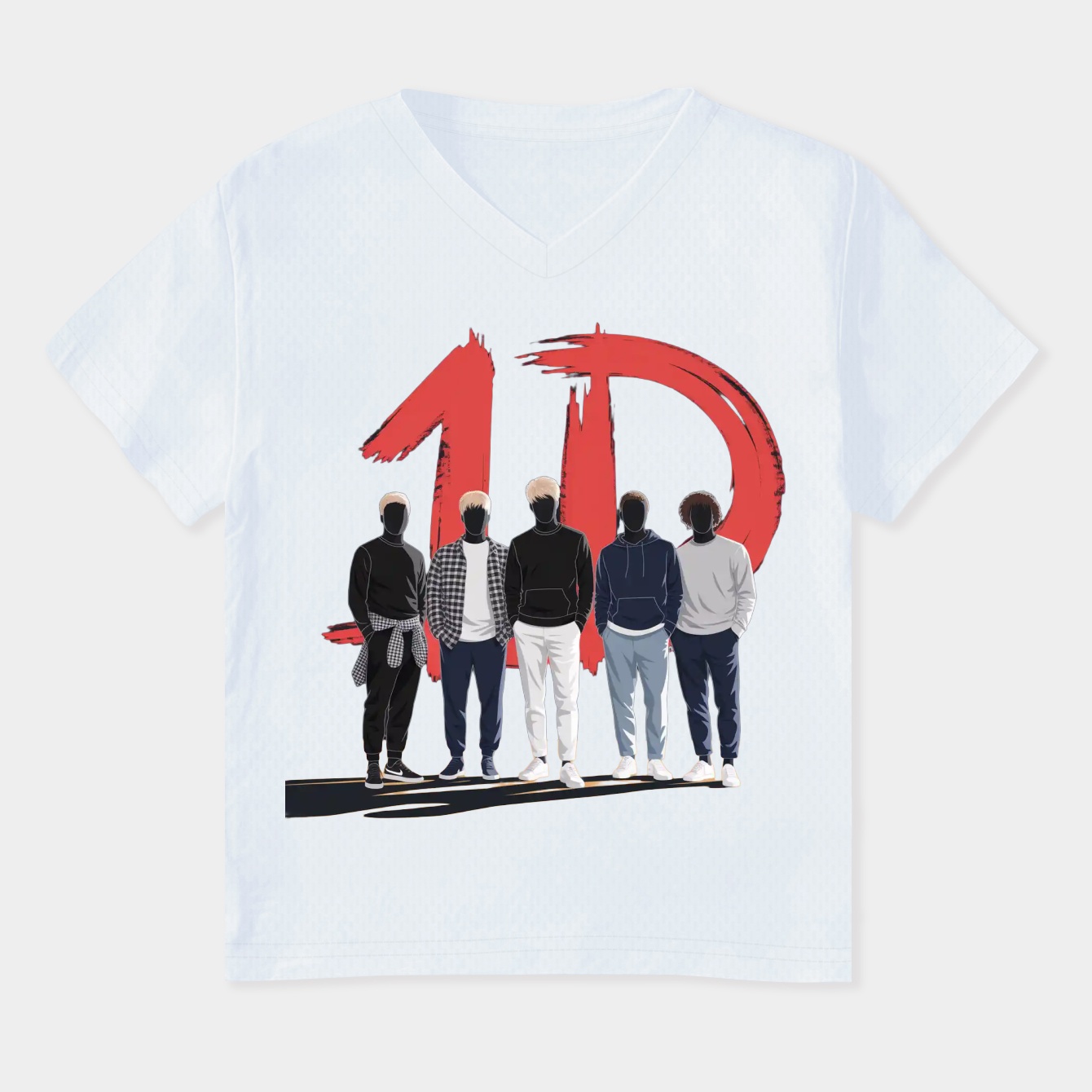 One Direction Women's Plus Size V-Neck T-Shirt